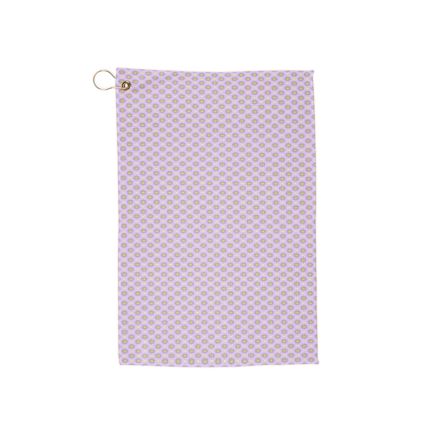 Magenta Star-crossed Bodies Golf Towel, 16" x 24"