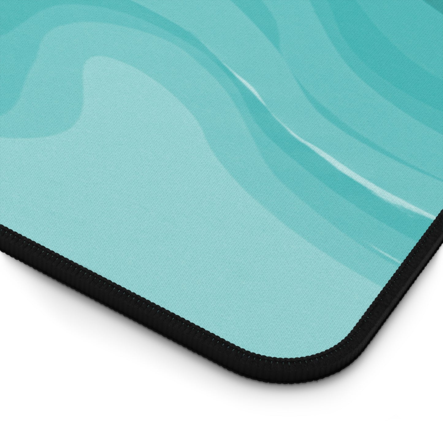 Tif Green Wavey 12" x 22" Desk Mat