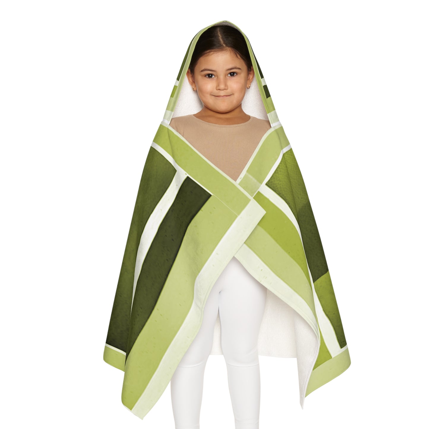 Lemongrass Shadow Youth Hooded Towel, 24" x 48"