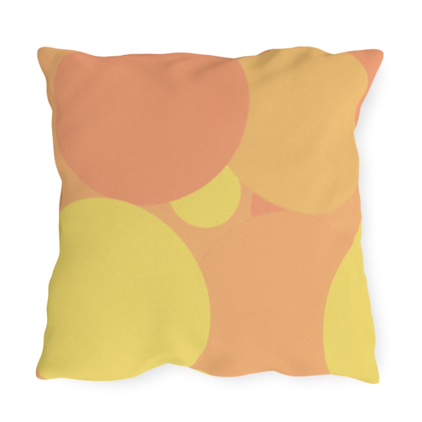 Pastel Bright Oranges Patches 20" x 20" Outdoor Pillow