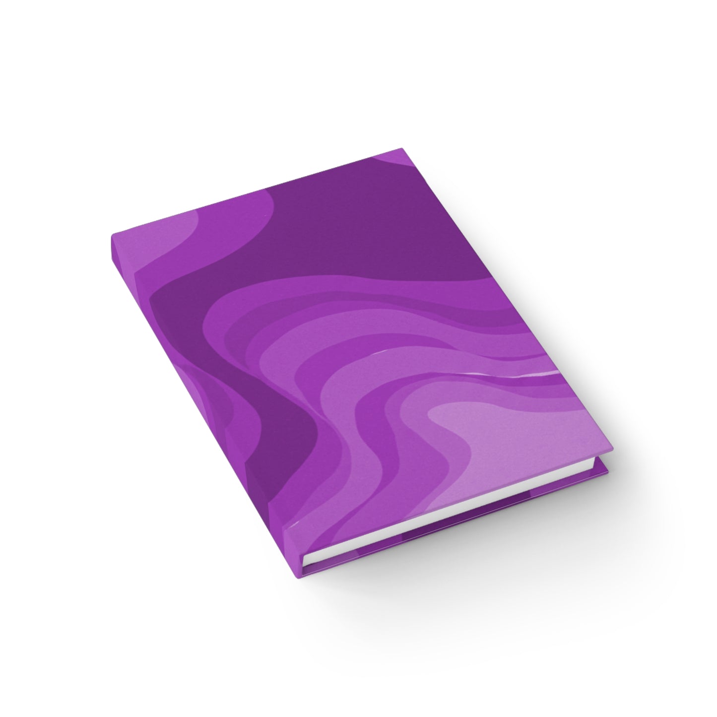 Wavey Purple Wavey 5" x 7" Journal - 128 Blank pages