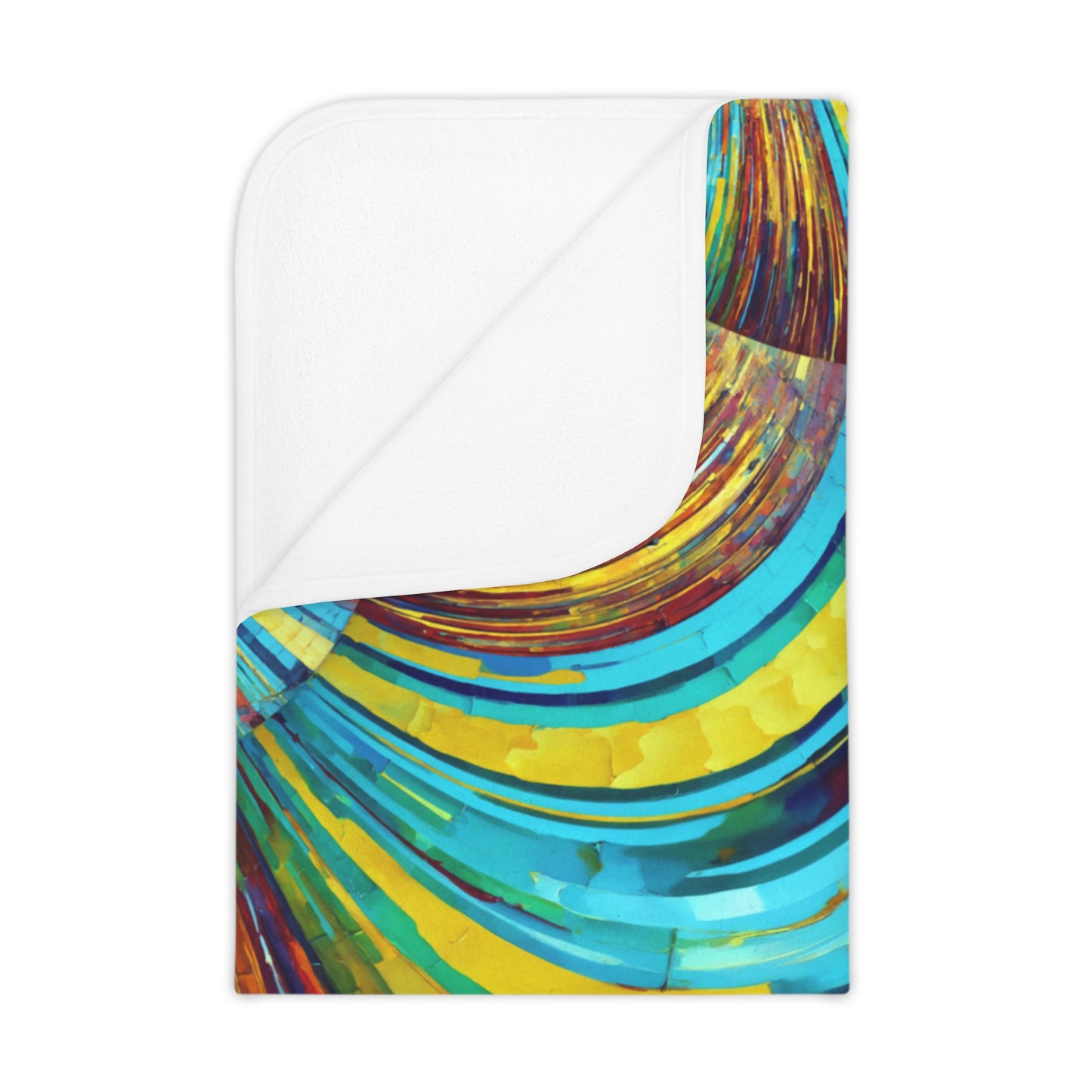 Uzi Spiral Alpha Toddler Blanket, 30" x 40"