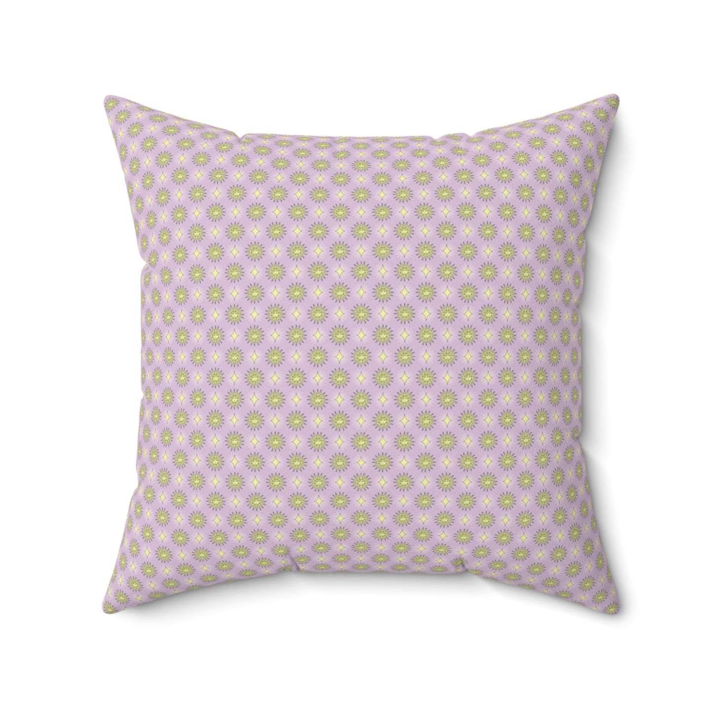 Magenta Star-crossed Bodies Faux Suede Square Pillow, 20" x 20"