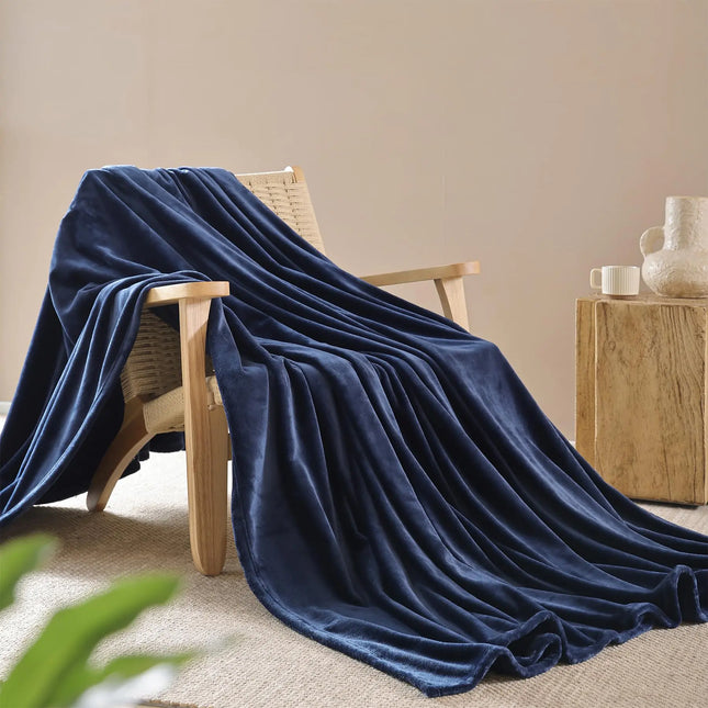 Soft Fleece Throw Blanket – Plush, Lightweight Flannel Blanket for Couch, Bed & Travel, 50x60 Inches