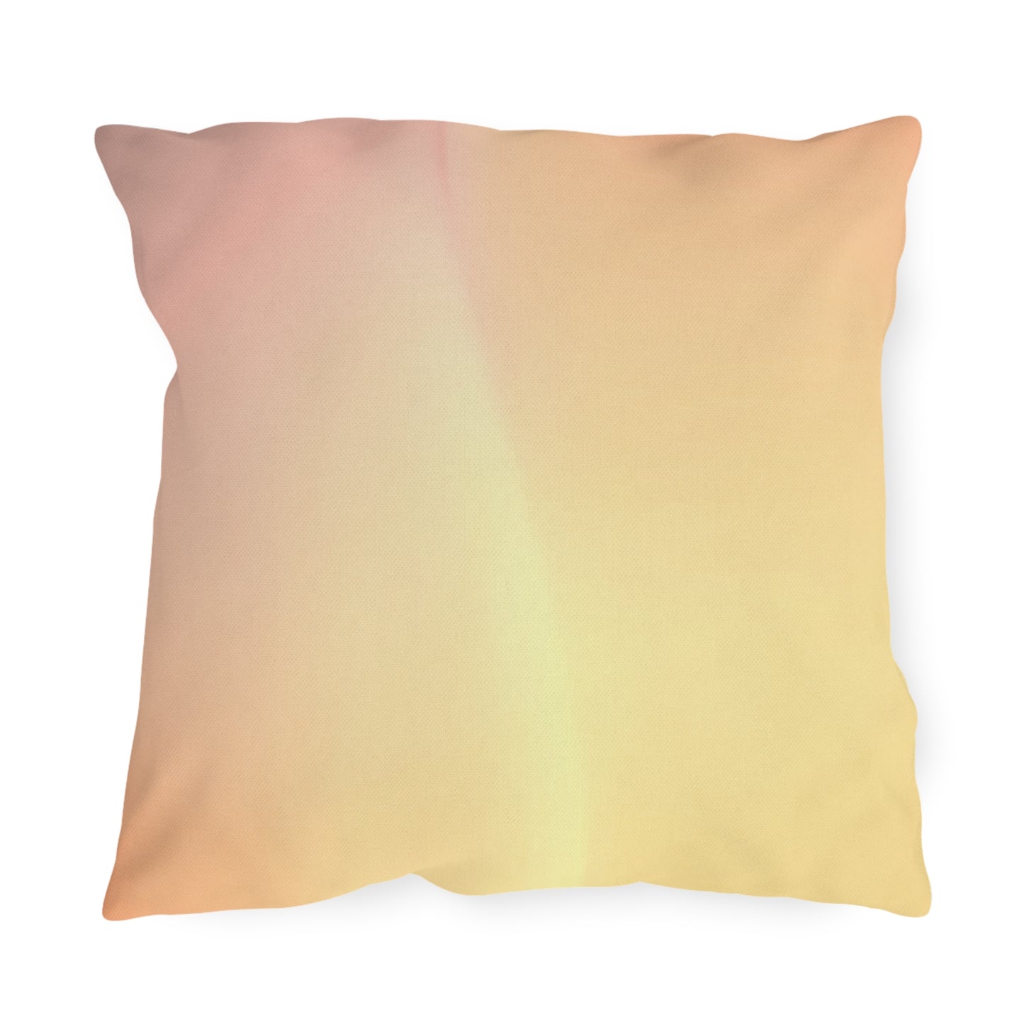 Hot Peach Fade 18" x 18" Outdoor Pillow
