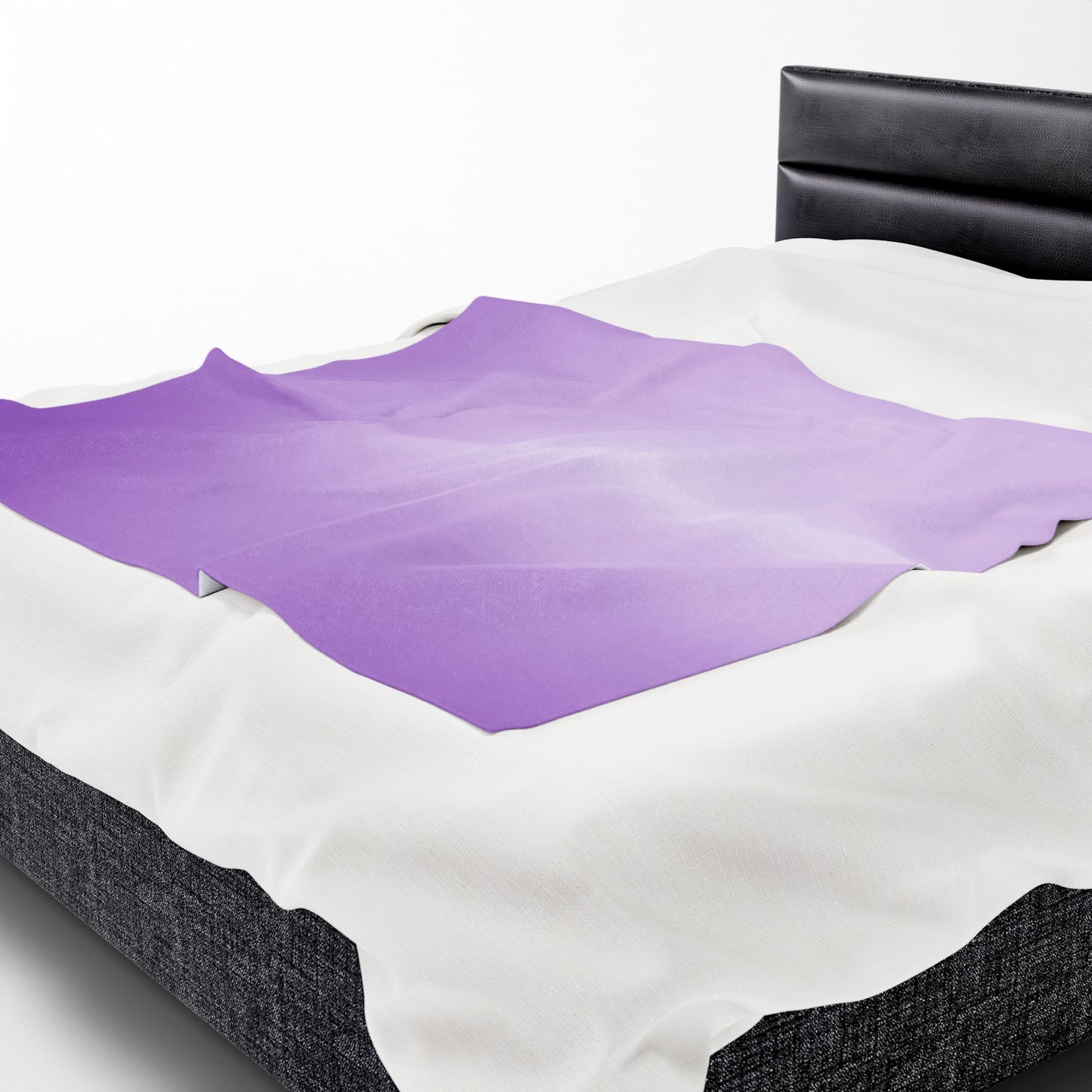 Soft Lavender Fade Velveteen Plush Blanket, 50" x 60"