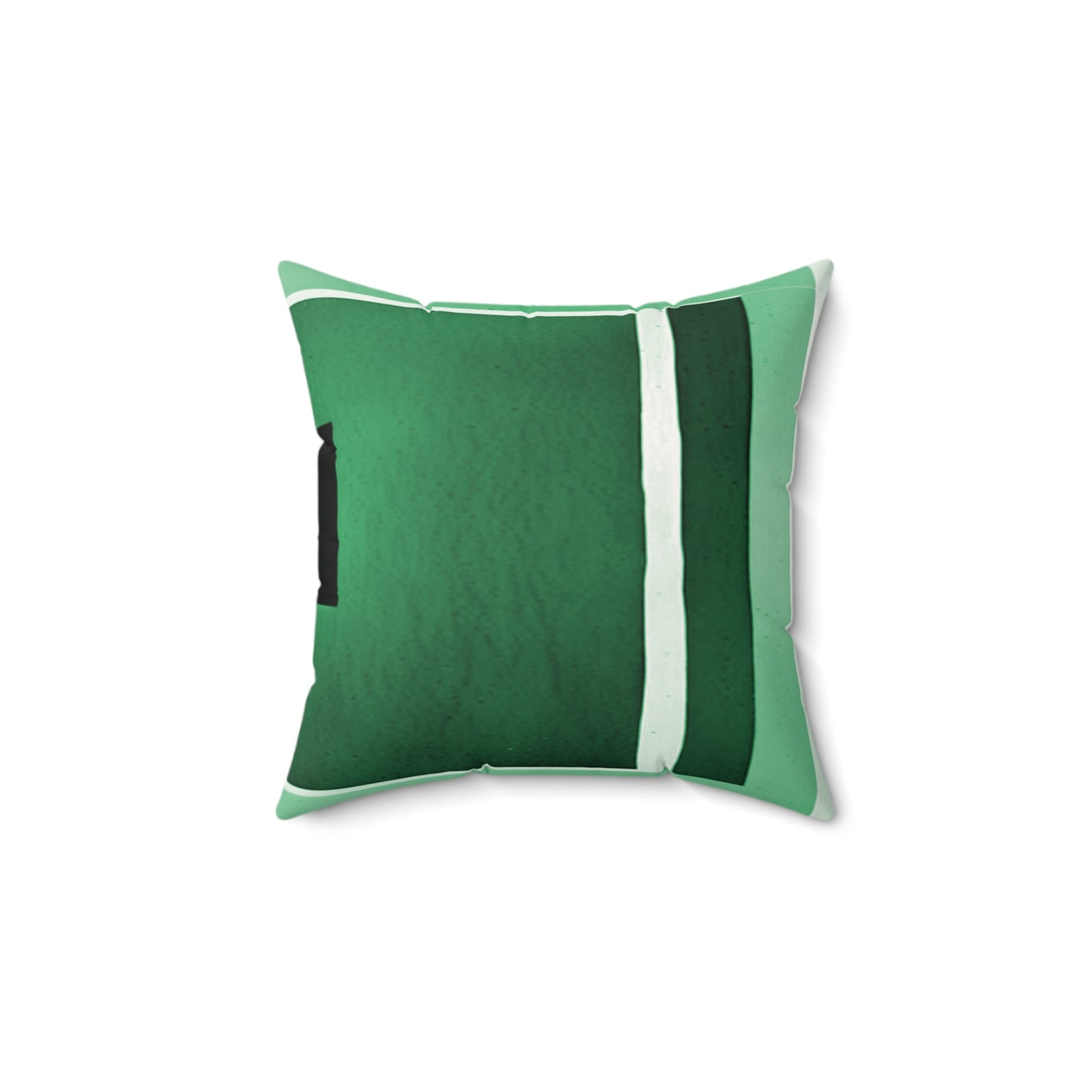 Mint Shadow 14" x 14" Faux Suede Square Pillow