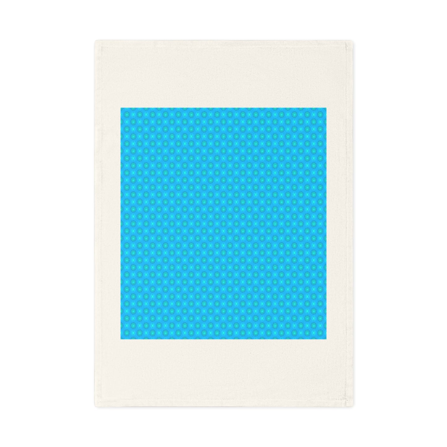 Blue Green Star-crossed Bodies Cotton Tea Towel 19.6" x 27.5"