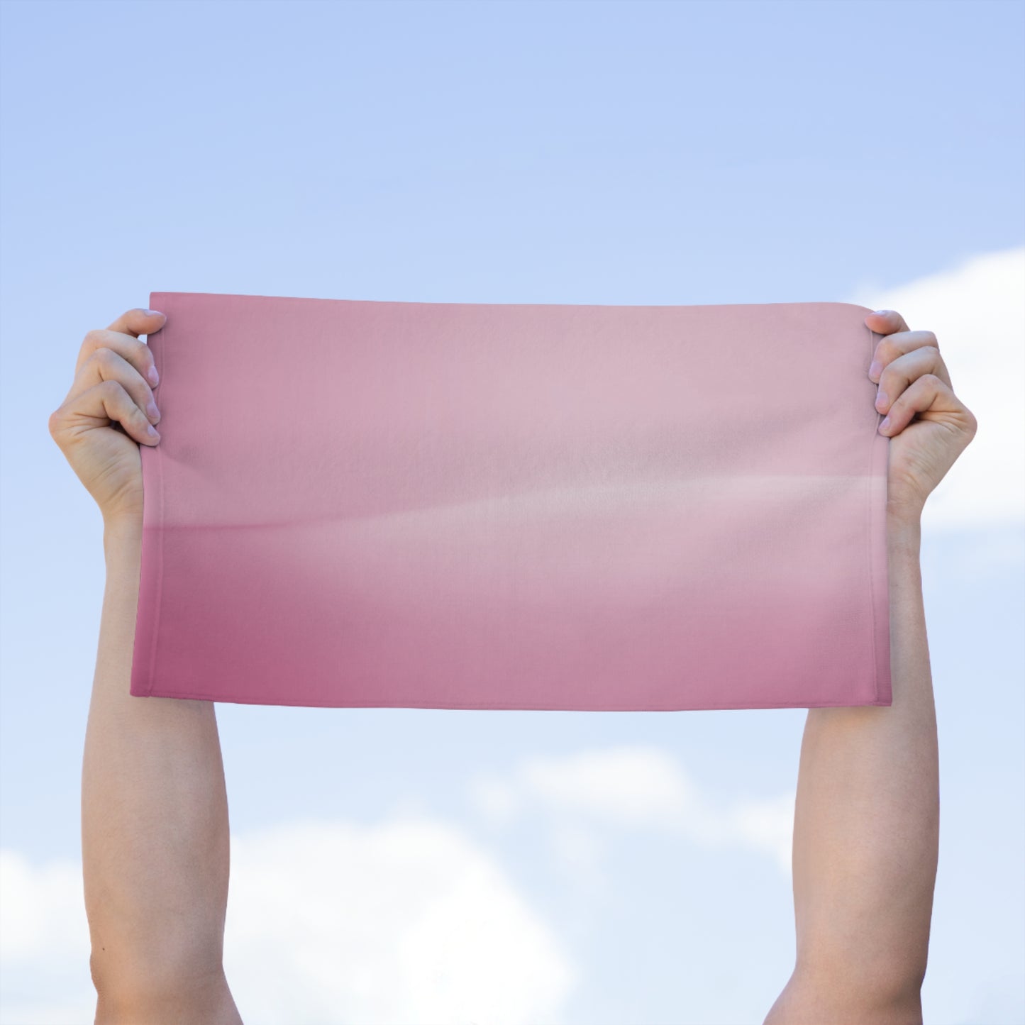 Pink Blush Rally Towel, 11" x 18"