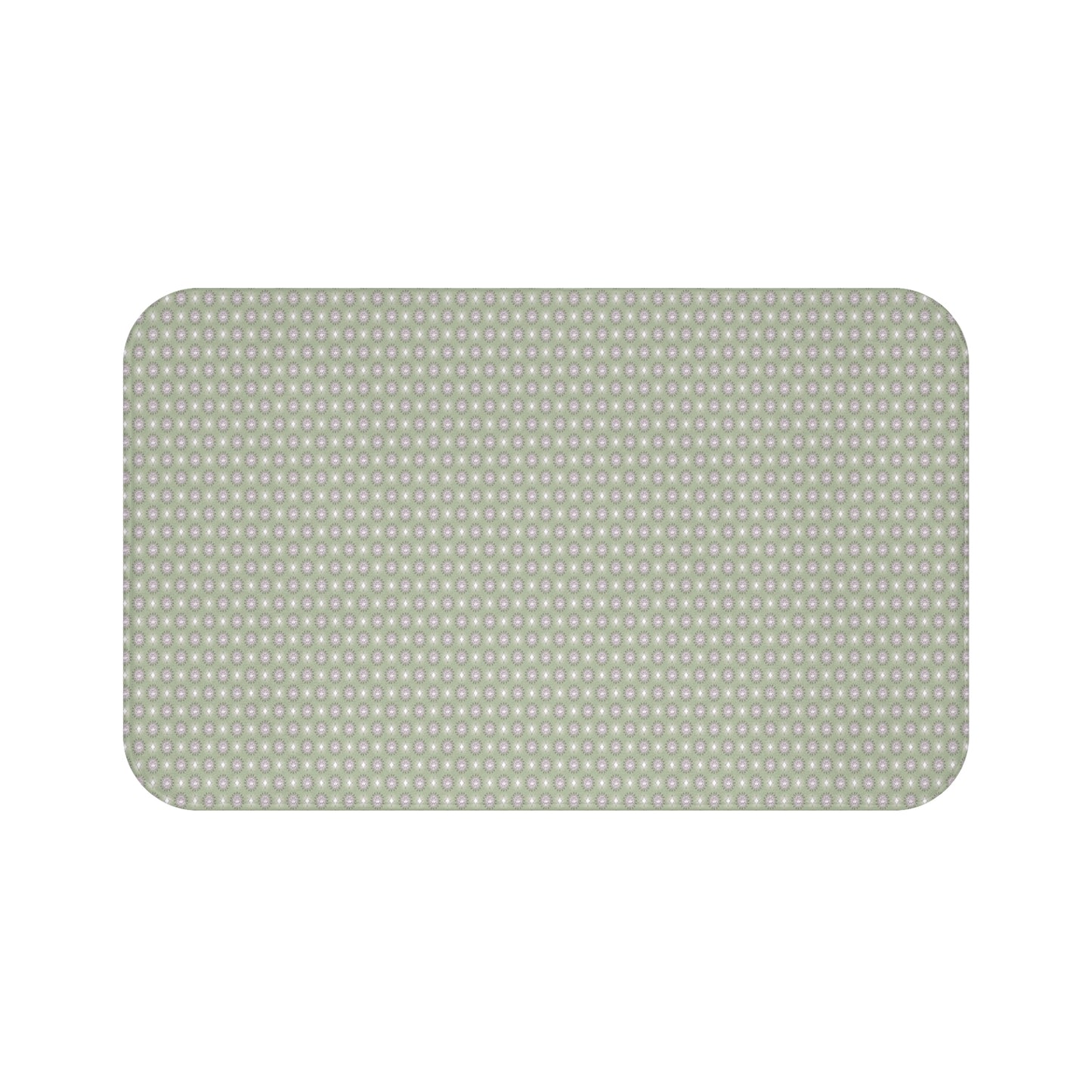 Olive Star-crossed Bodies 34" x 21" Bath Mat