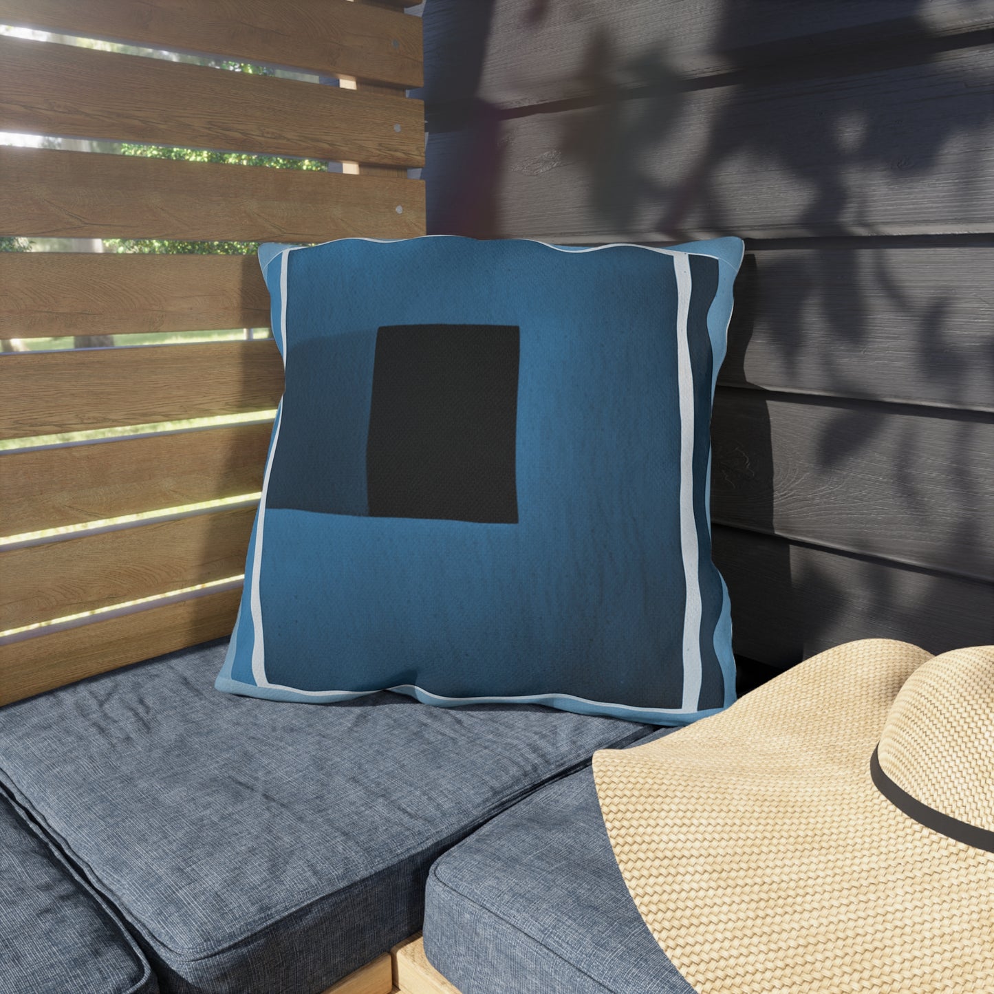 Blue Shadow 18" x 18" Outdoor Pillow