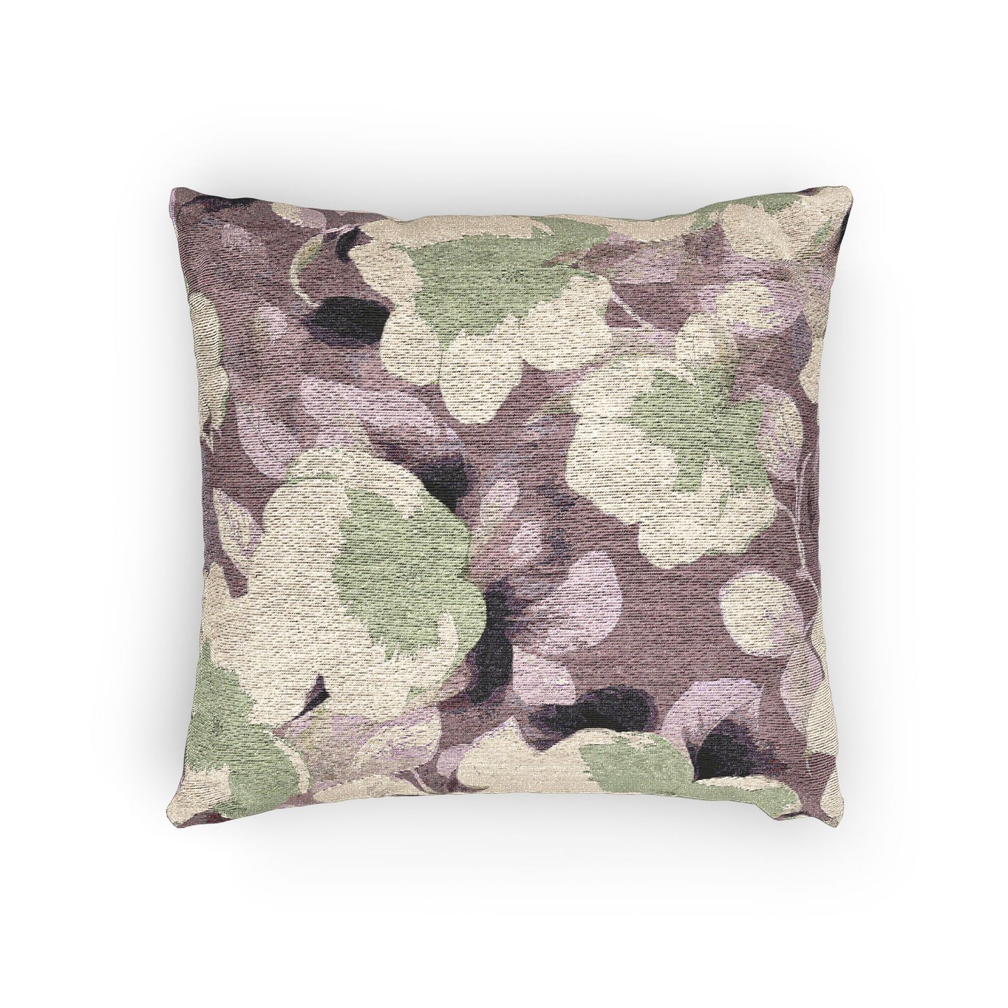 Lavender Yellow Florals Woven Pillow, 17" x 18"