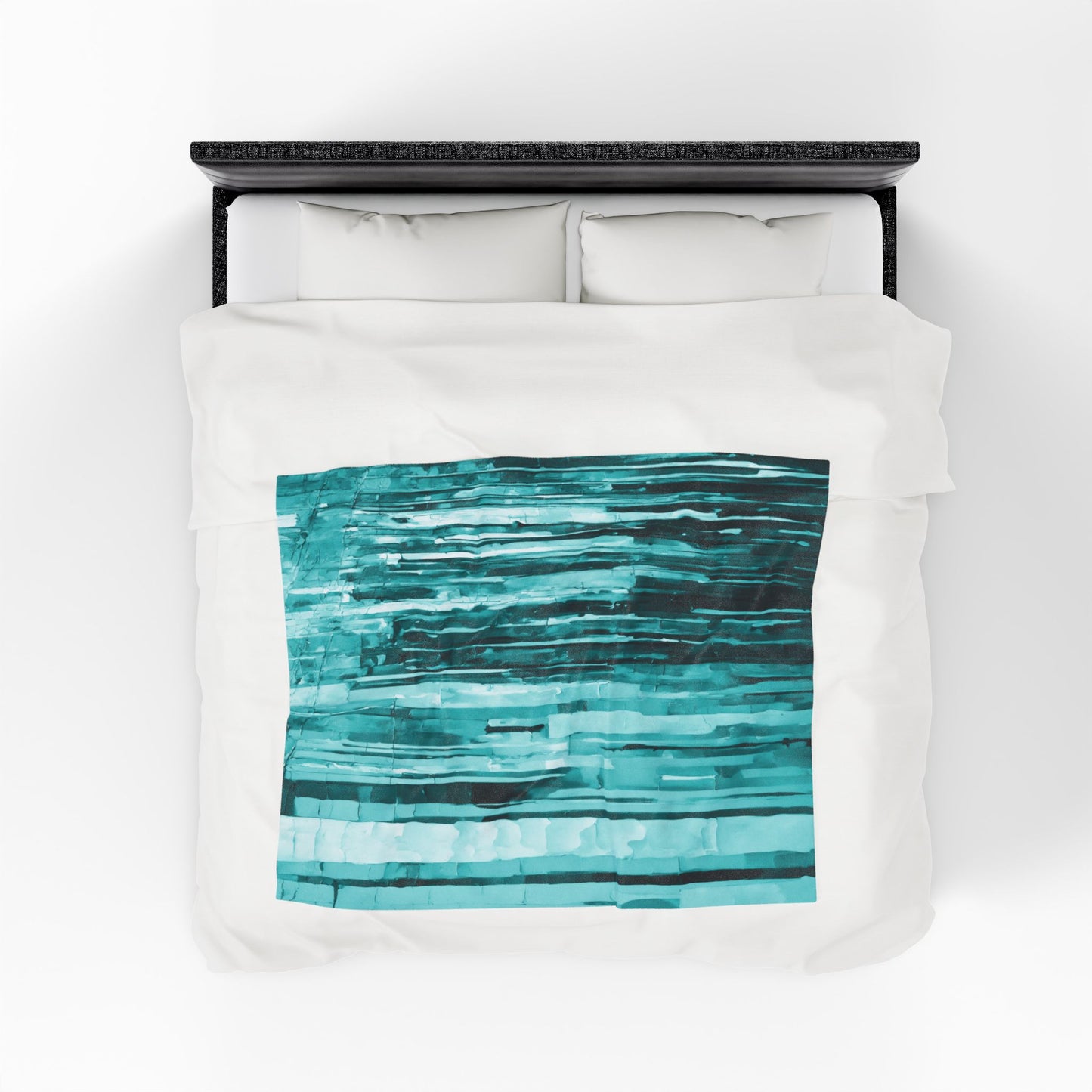 Striped Tif Velveteen Plush Blanket, 50" x 60"