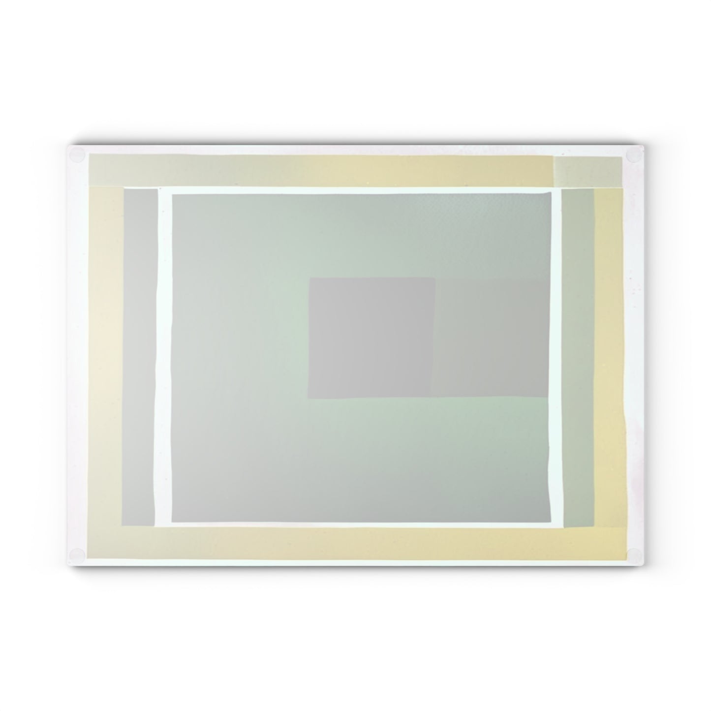 Alpha Shadow Glass Cutting Board, 11" x 15"