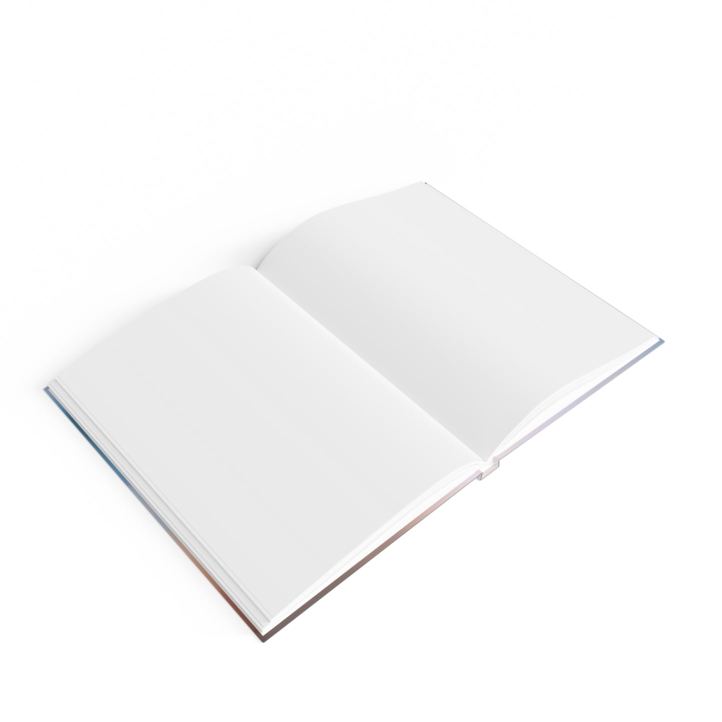 Blue Sea Peach Fog 5" x 7" Journal - 128 Blank pages