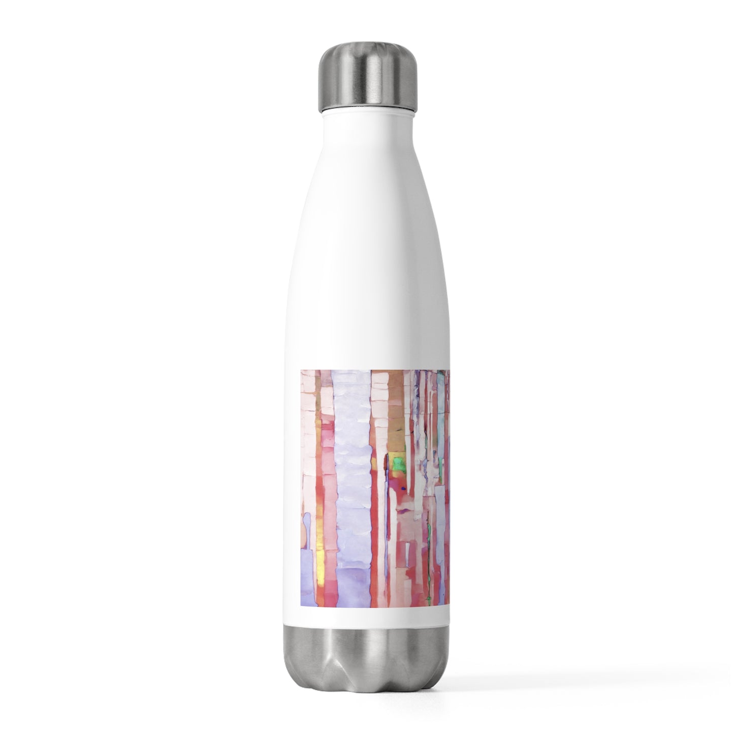 Striped Pastels 20oz Insulated Water Bottle