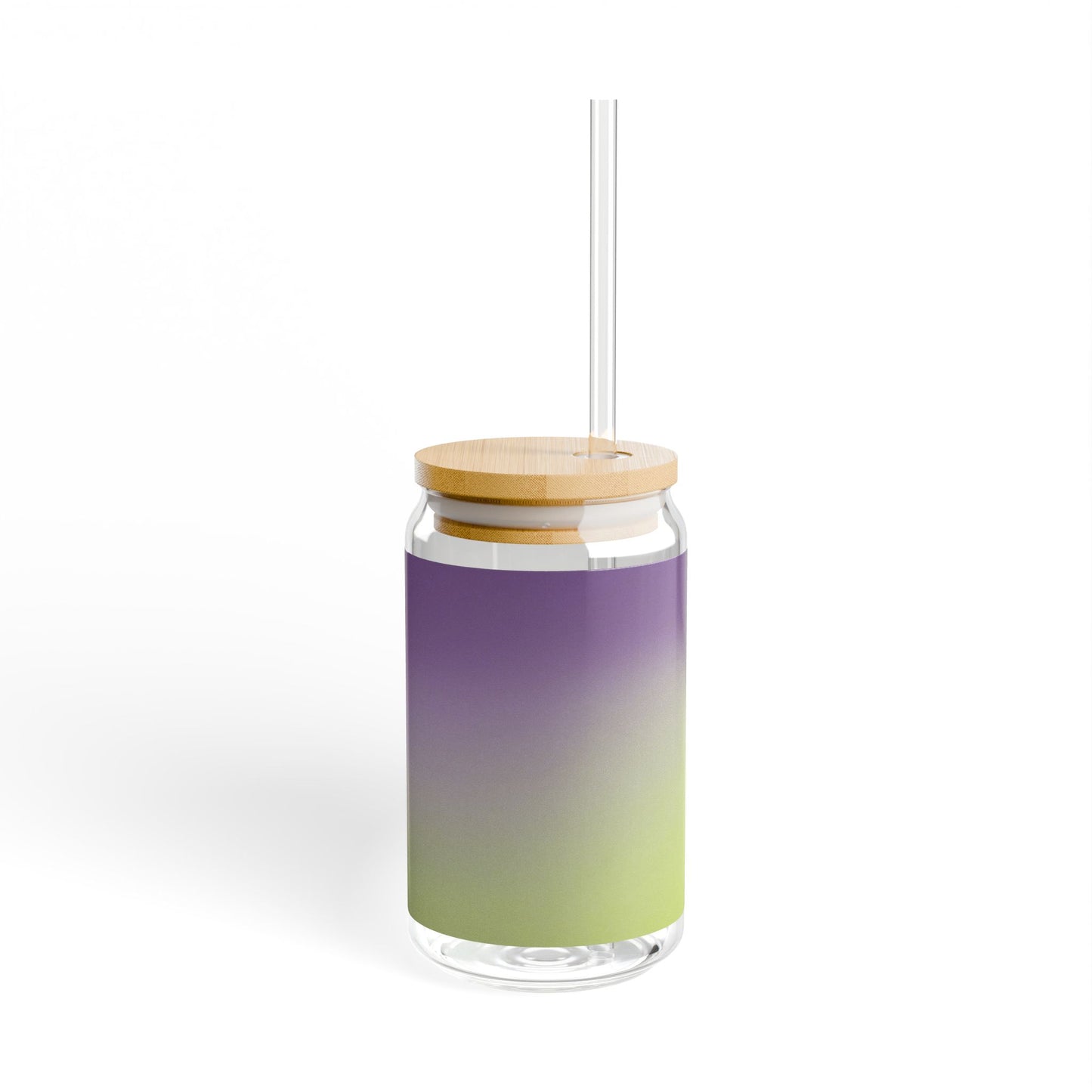 Purple Golden Fade Sipper Glass, 16oz