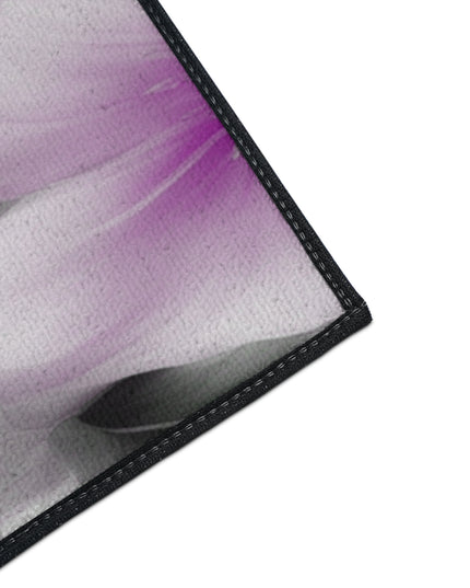 Purple Blossom Floral Bunch Heavy Duty Floor Mat, 36" x 60"