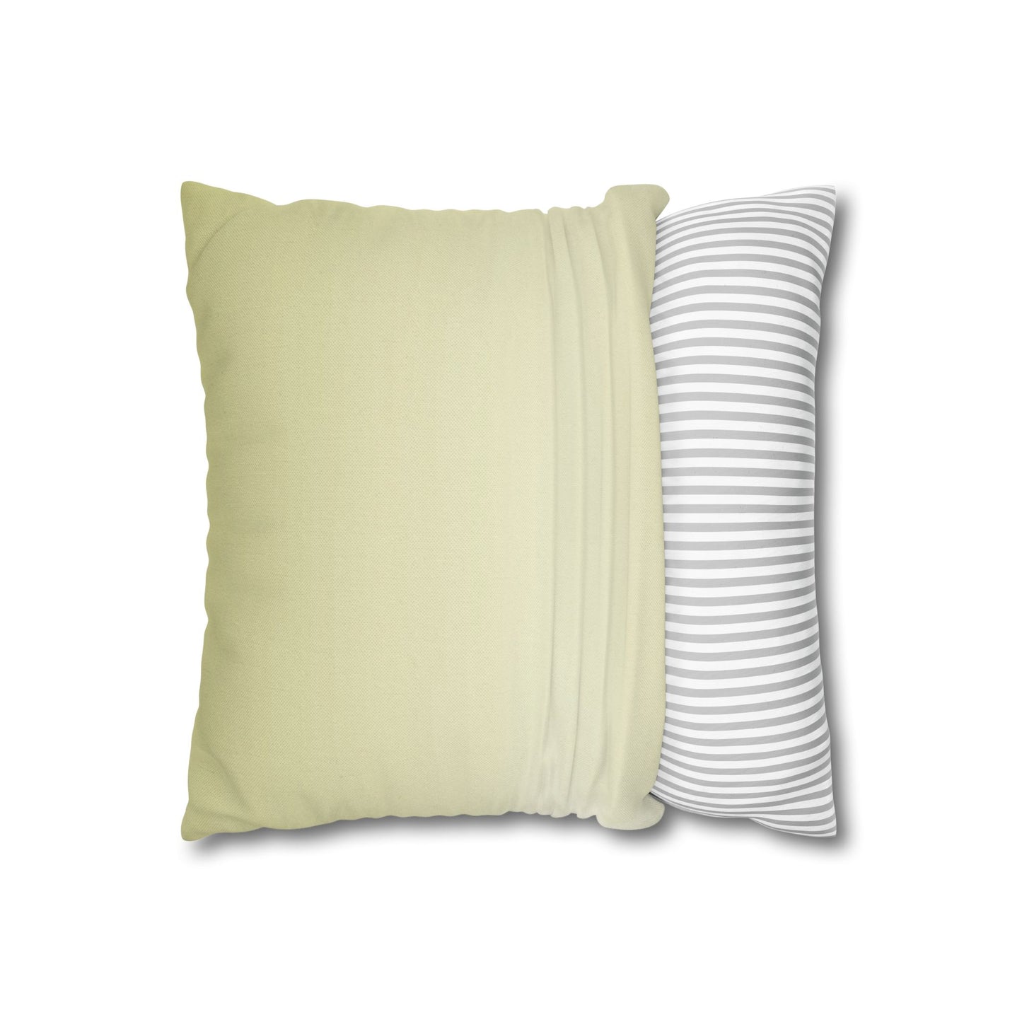 Lemon Fade Spun Polyester Square Pillowcase, 14" x 14"