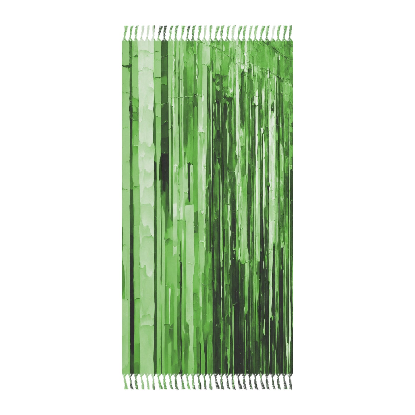 Striped Mint Pastel 38" × 81" Boho Beach Cloth