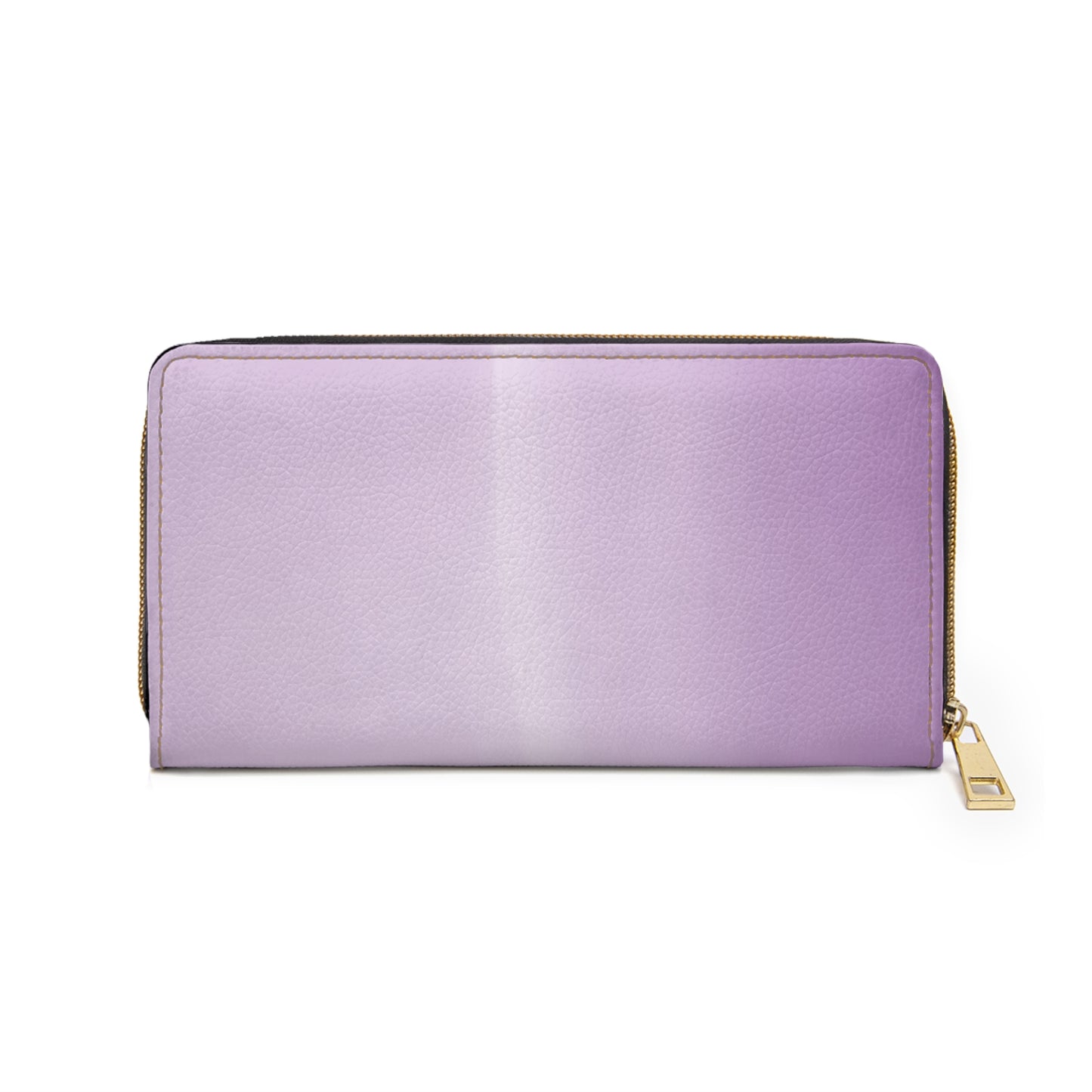 Soft Lavender Fade Elegant Abstract Zipper Wallet - Stylish & Functional Accessory for Everyday Use