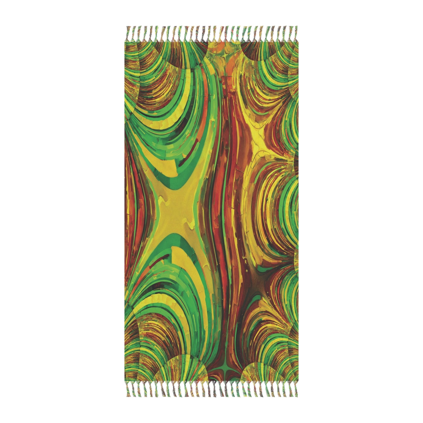 Uzi Spiral Beta 38" × 81" Boho Beach Cloth