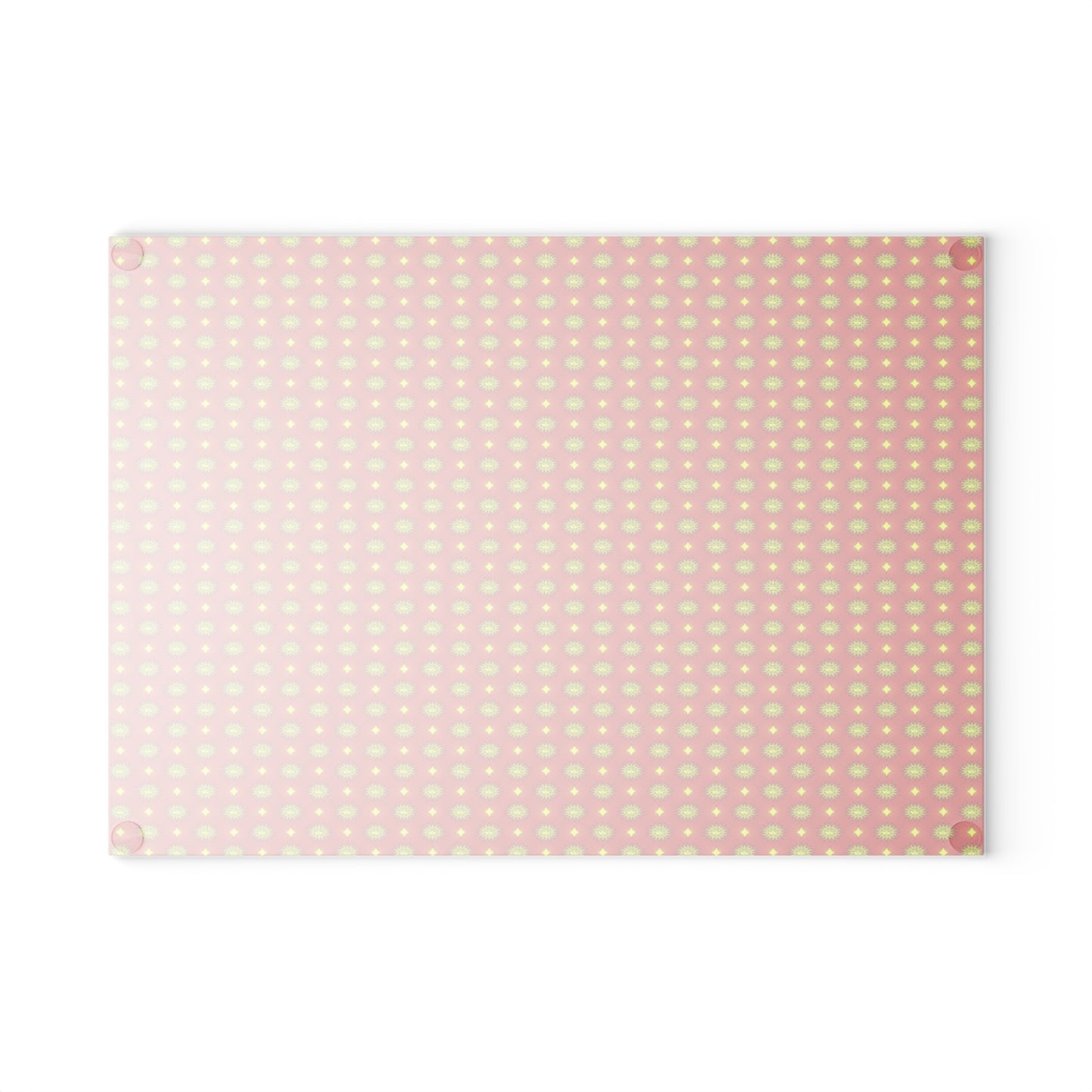 Late Evening Star-crossed Bodies Glass Cutting Board, 8" x 11"