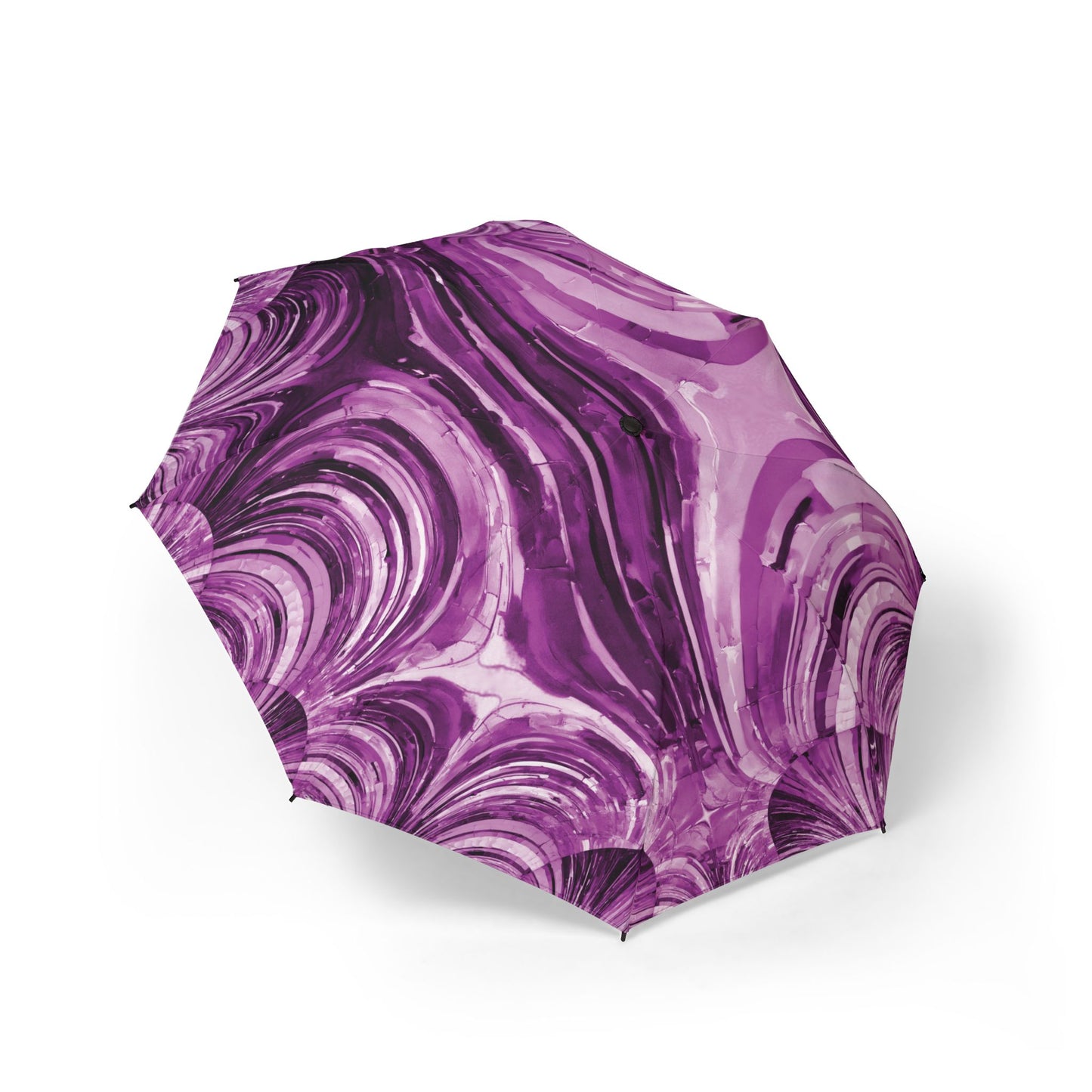 Uzi Spiral Powder Lavender Foldable Umbrella - Compact & Chic