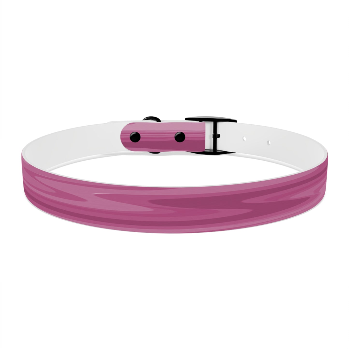 Pinky Mauve Wavey Extra Large Dog Collar