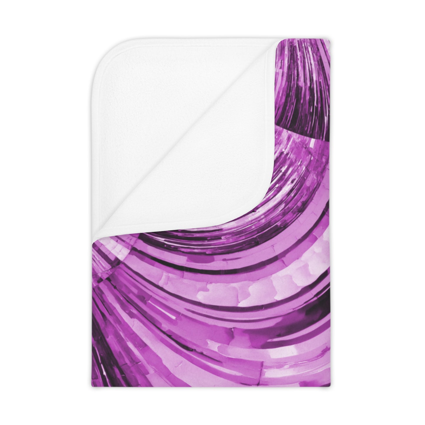 Uzi Spiral Powder Lavender Toddler Blanket, 30" x 40"