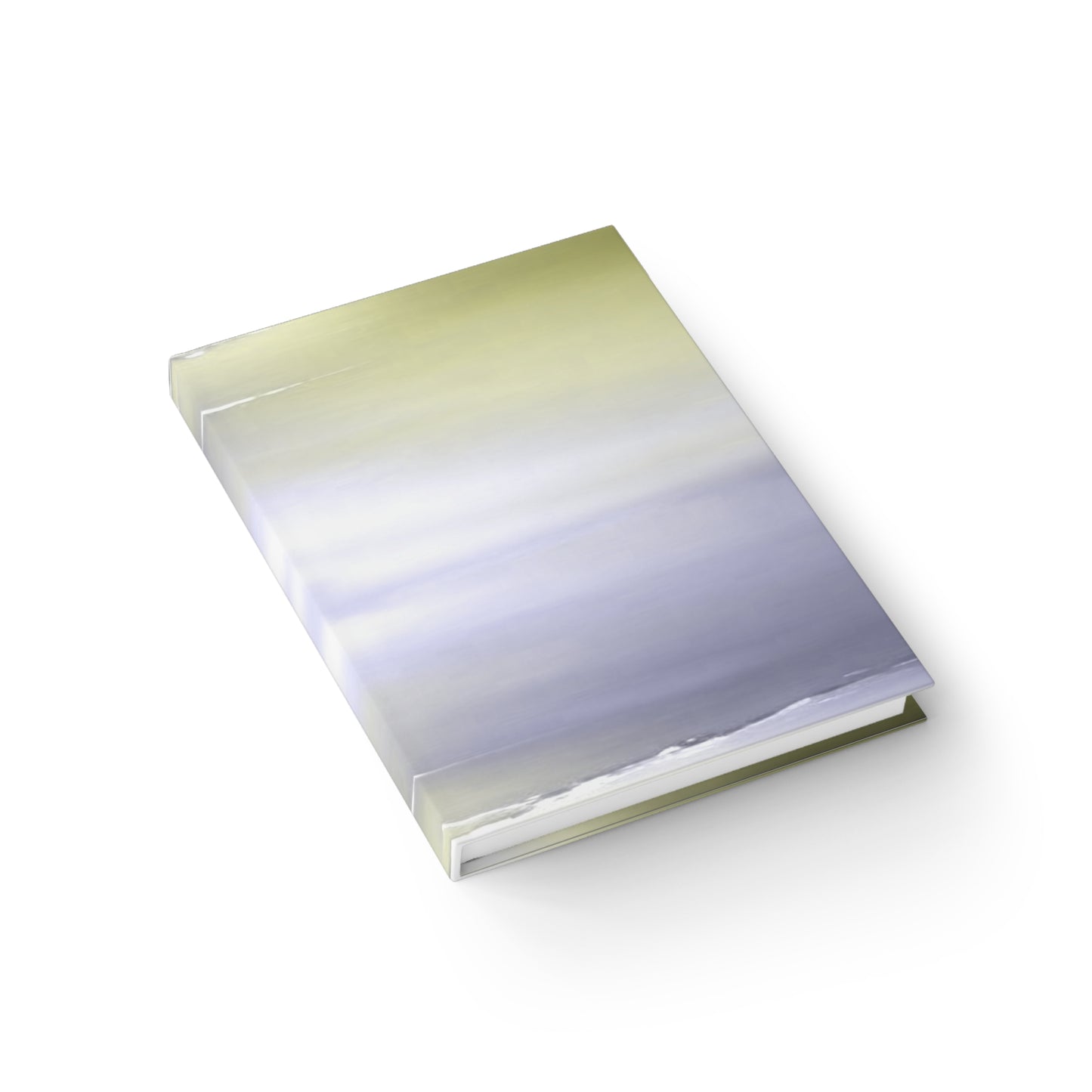Lavender Sea Golden Fog 5" x 7" Journal - 128 Ruled Line pages