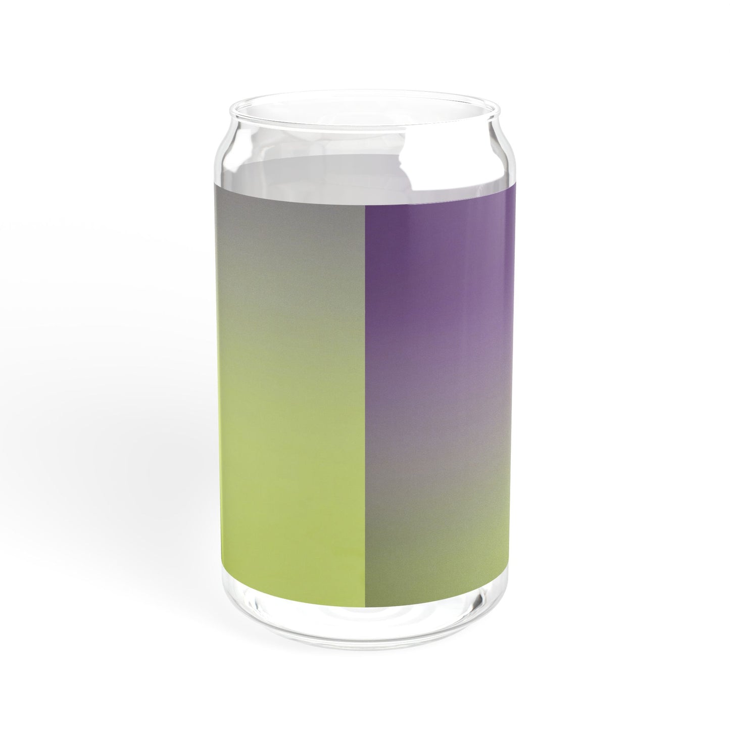Purple Golden Fade Sipper Glass, 16oz