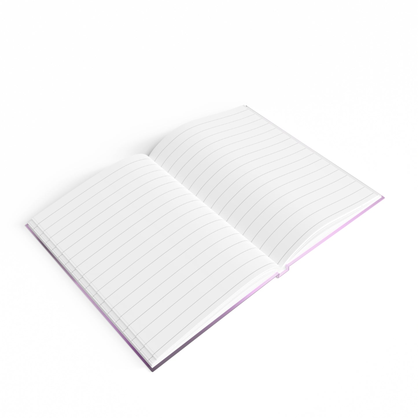 Dark Pink Sea Amethyst Fog 5" x 7" Journal - 128 Ruled Line pages