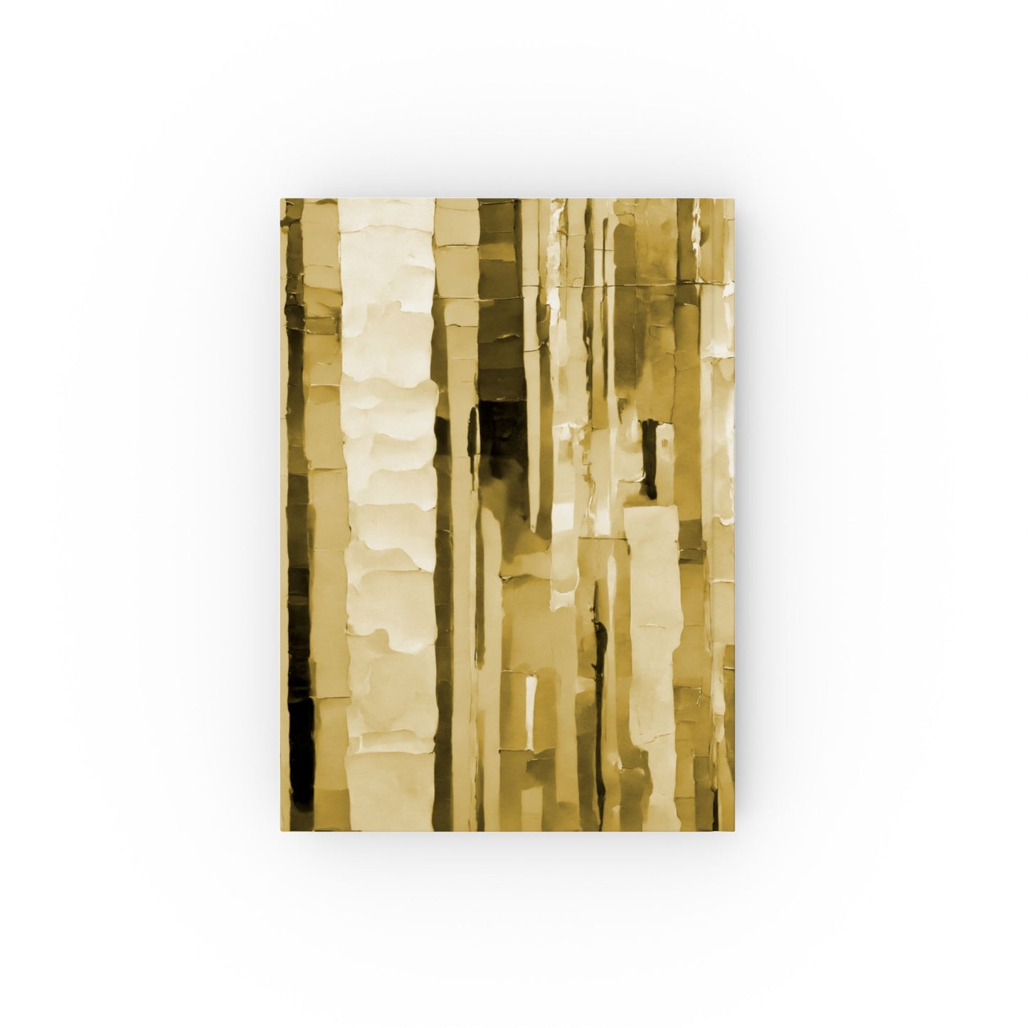 Striped Light Brown 5.2" x 7.4" Hard Backed Journal with 128 blank pages