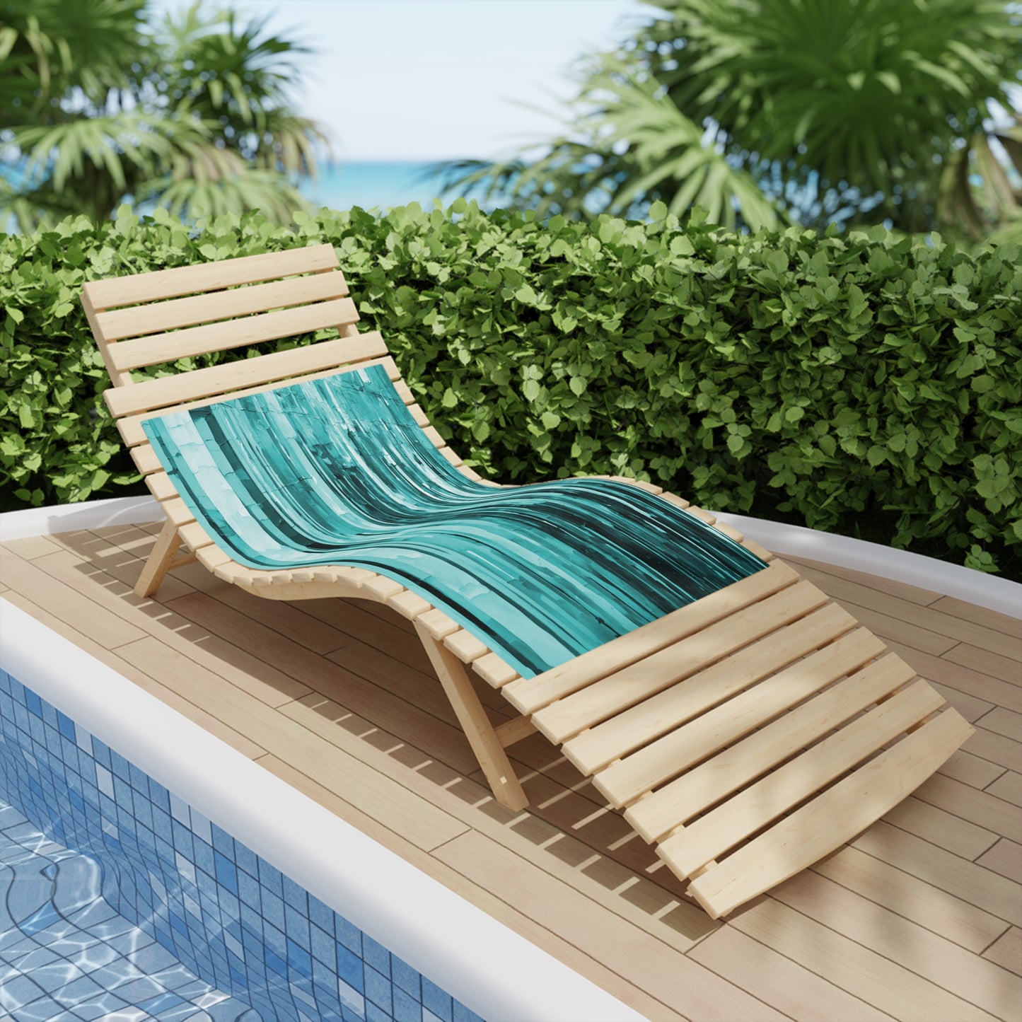 Striped Tif Beach Towel, 24" x 44"