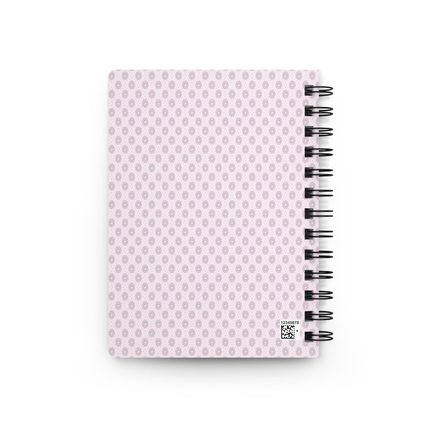 Pink Mornings Star-crossed Bodies Spiral Bound Journal, 5" x 7" 150 pages