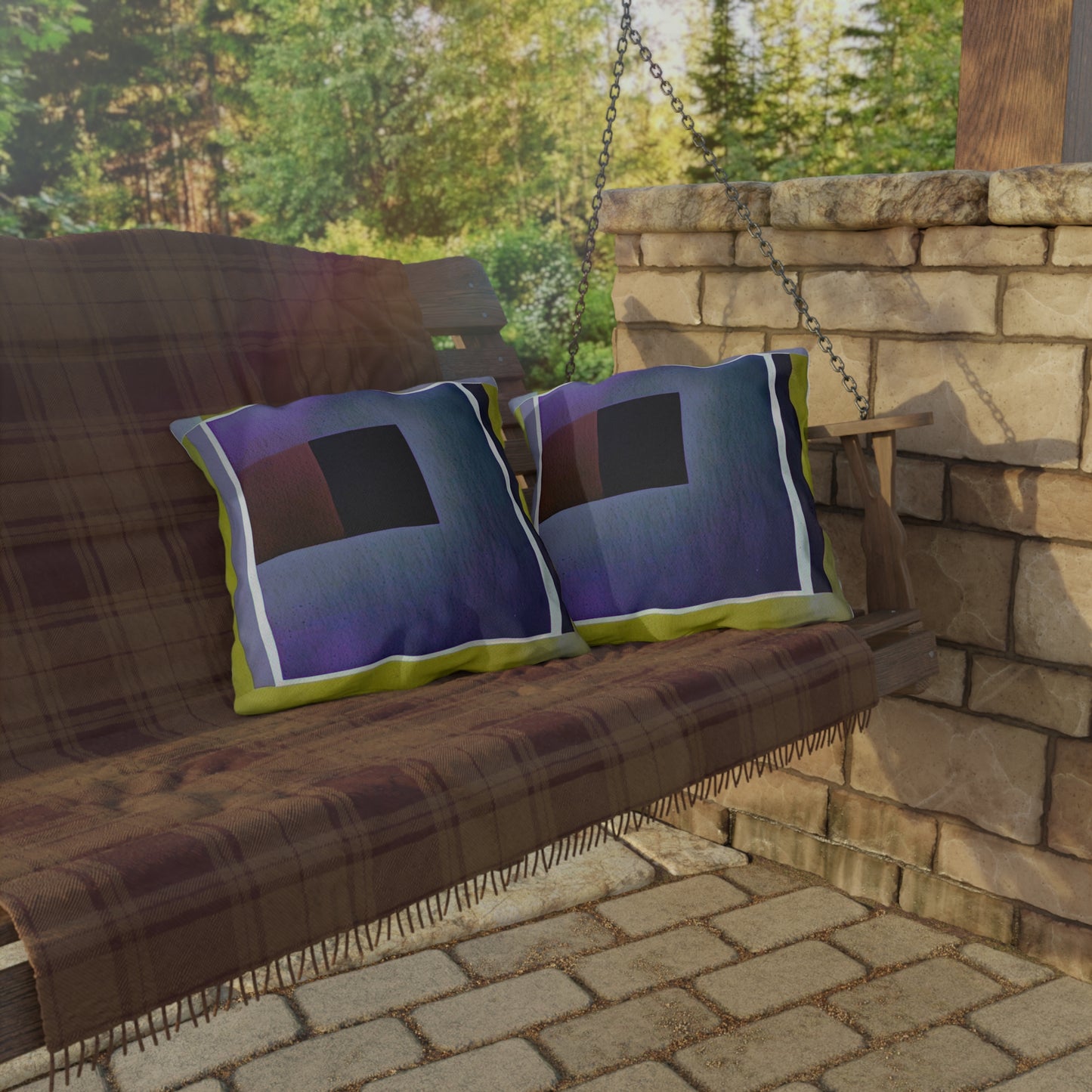 Zeta Shadow 18" x 18" Outdoor Pillow