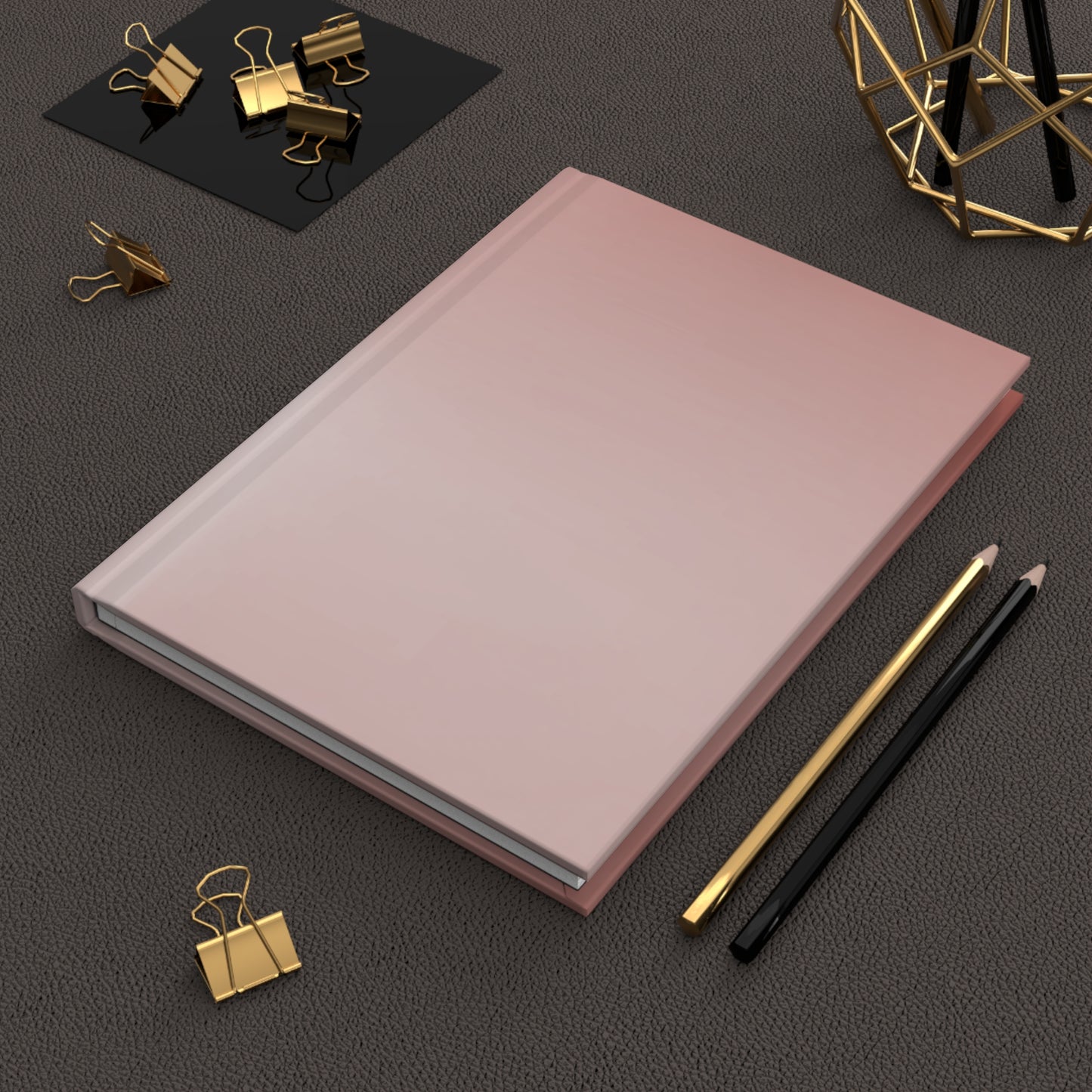 Rose Red Fade 5.75" x 8" Hardcover Journal Matte with 150 lined pages