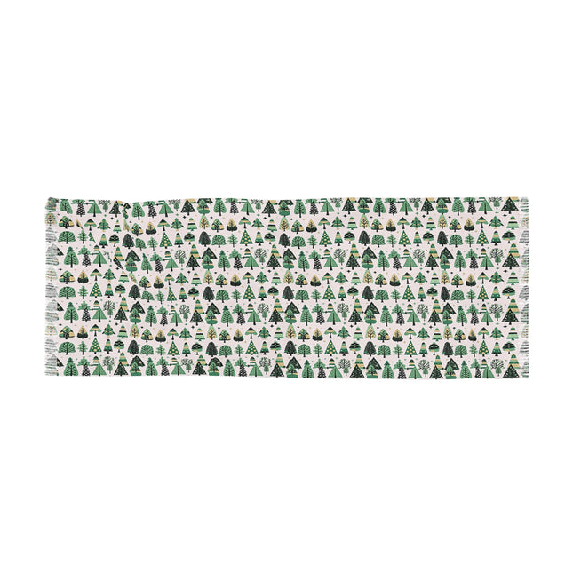 Mini Green Trees Light Scarf
