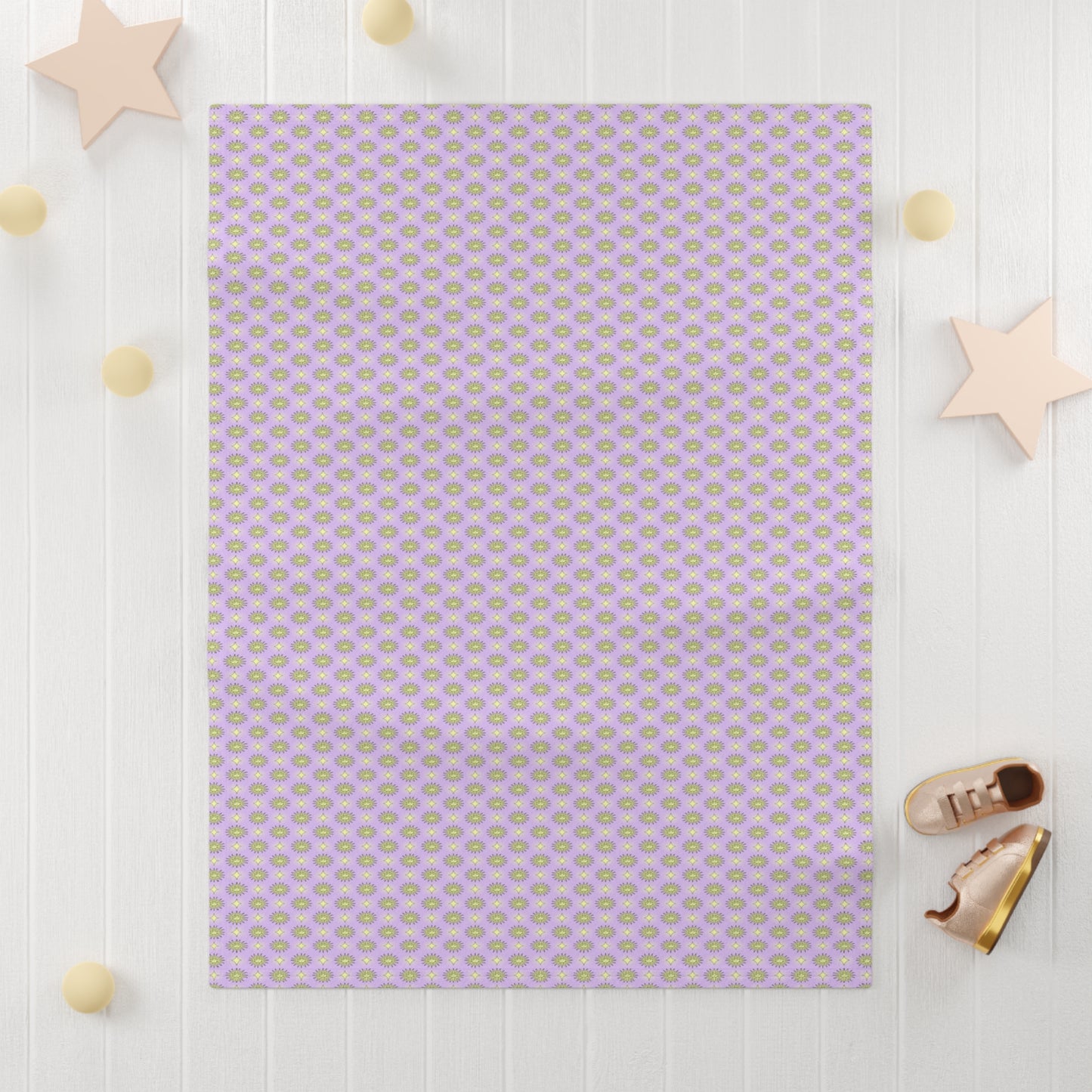 Magenta Star-crossed Bodies Soft Fleece Baby Blanket, 30" x 40"