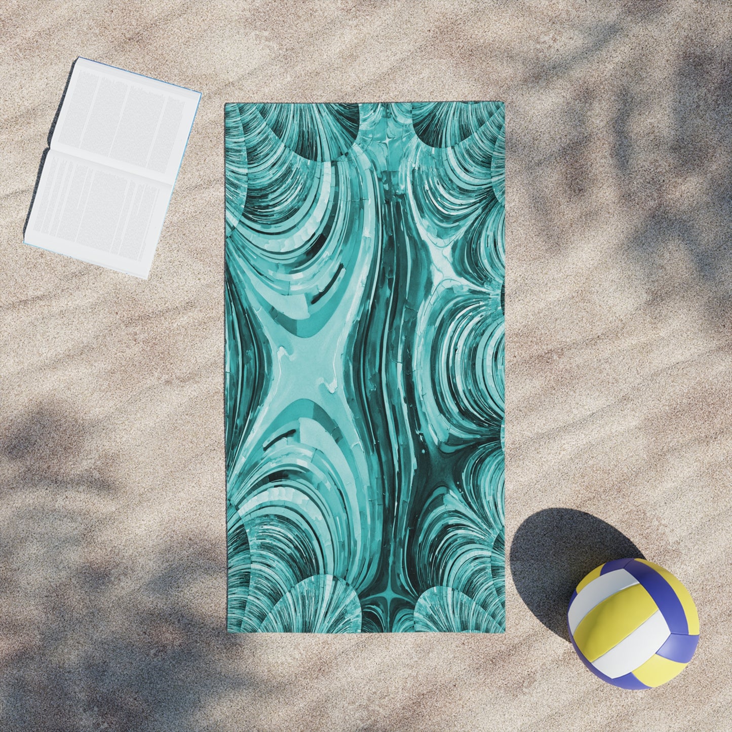 Uzi Spiral Tif Beach Towel, 24" x 44"