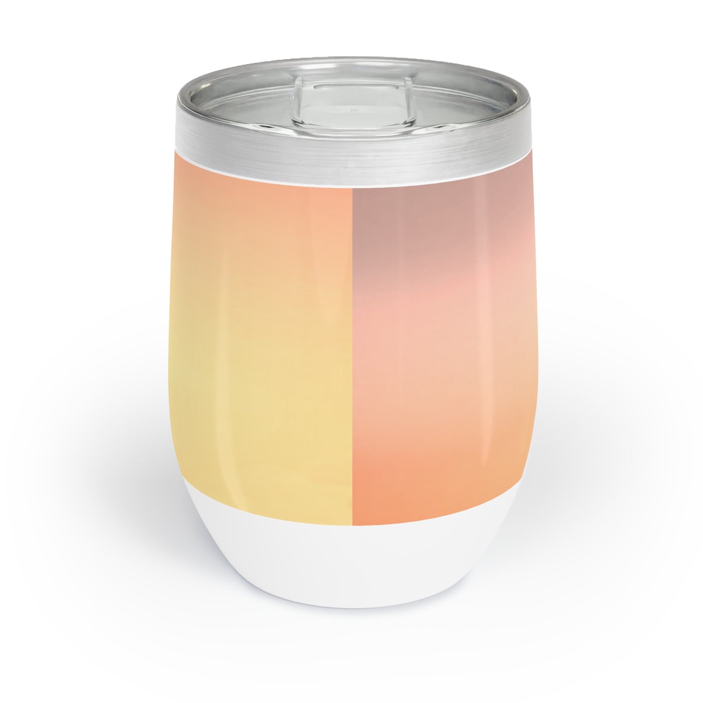 Hot Peach Fade 12 oz Chill Wine Tumbler