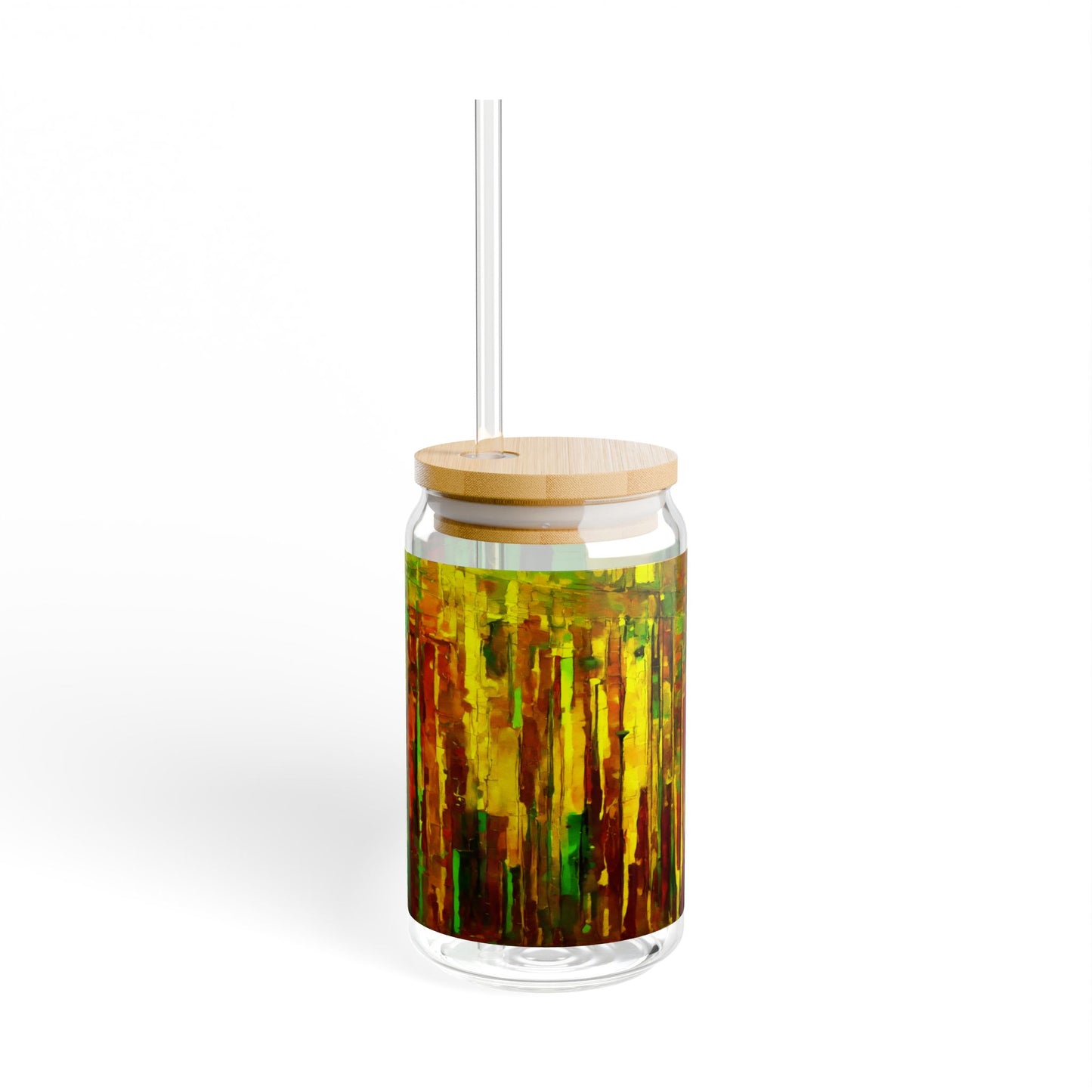 Striped Beta Sipper Glass, 16oz