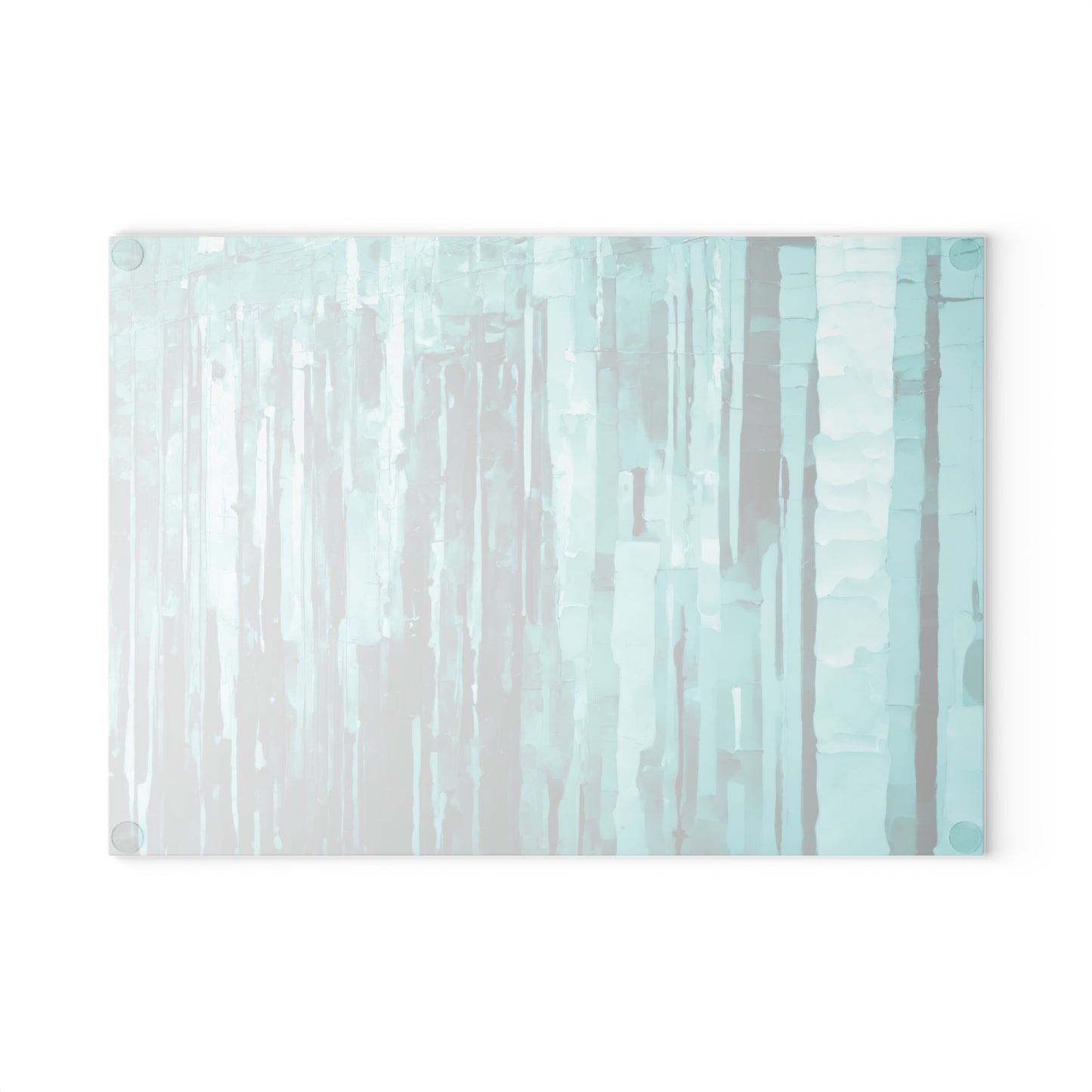 Striped Tif 8" x 11" Glass Cutting Board