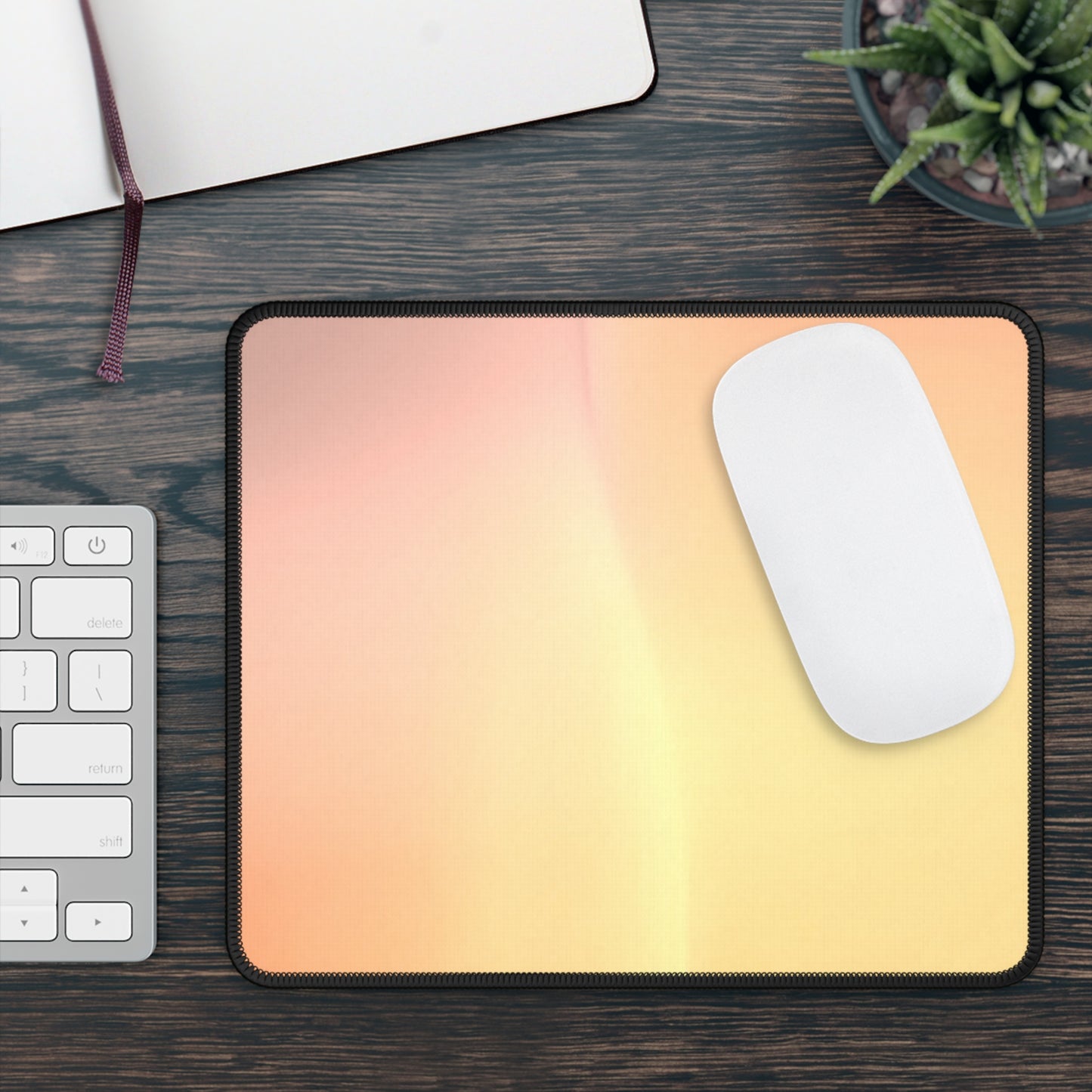 Hot Peach Fade 9" x 7" Gaming Mouse Pad