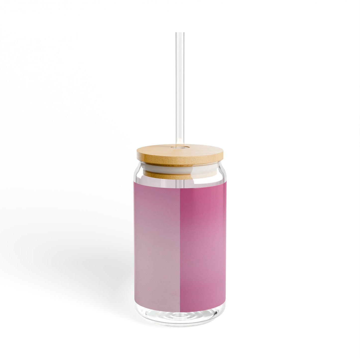 Pink Blush Fade Sipper Glass, 16oz
