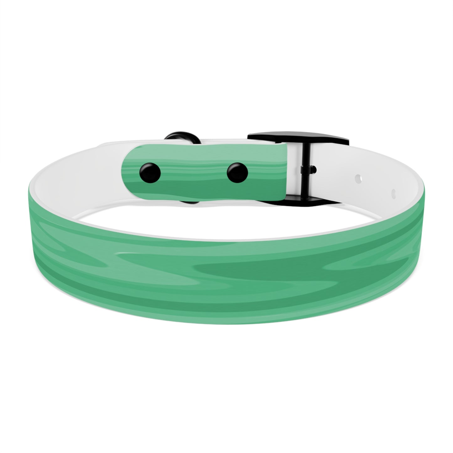 Mint Green Wavey Medium Dog Collar