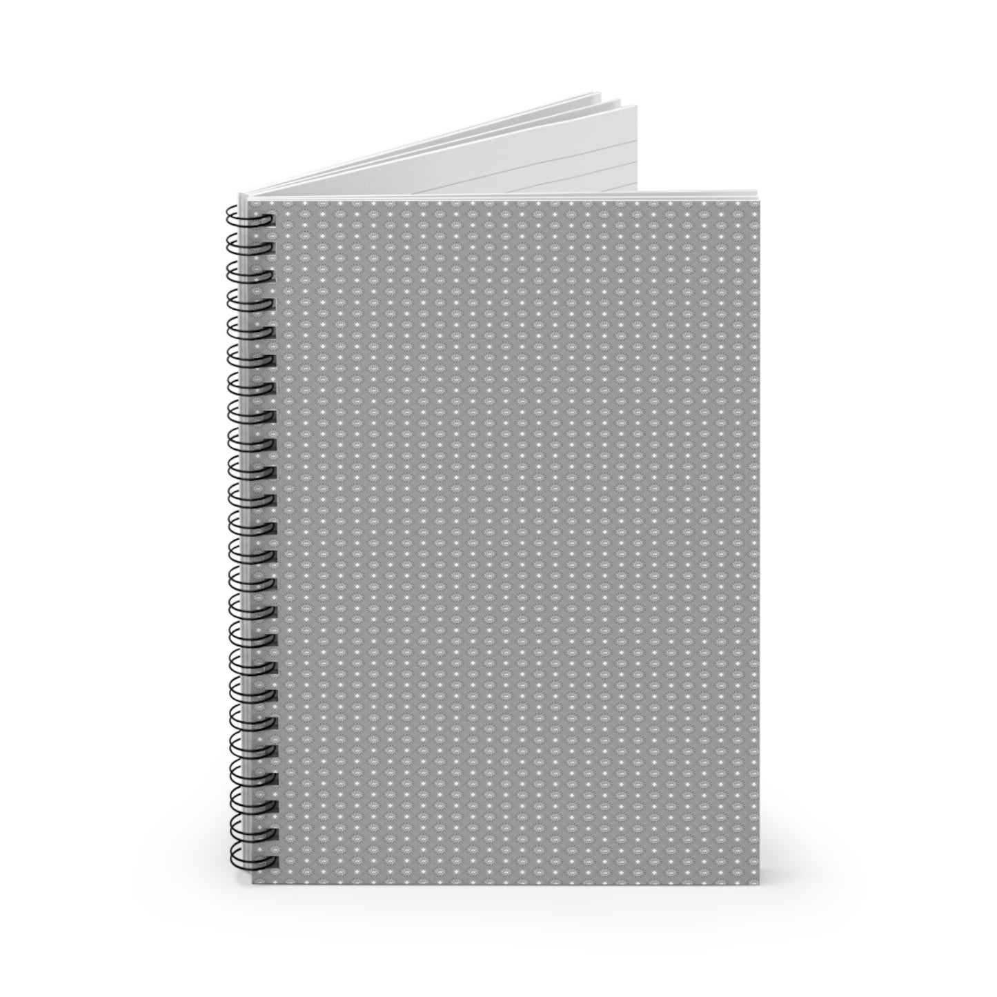 Desaturated Star-crossed Bodies Spiral Notebook - Ruled Line, 6" x 8", 118 pages