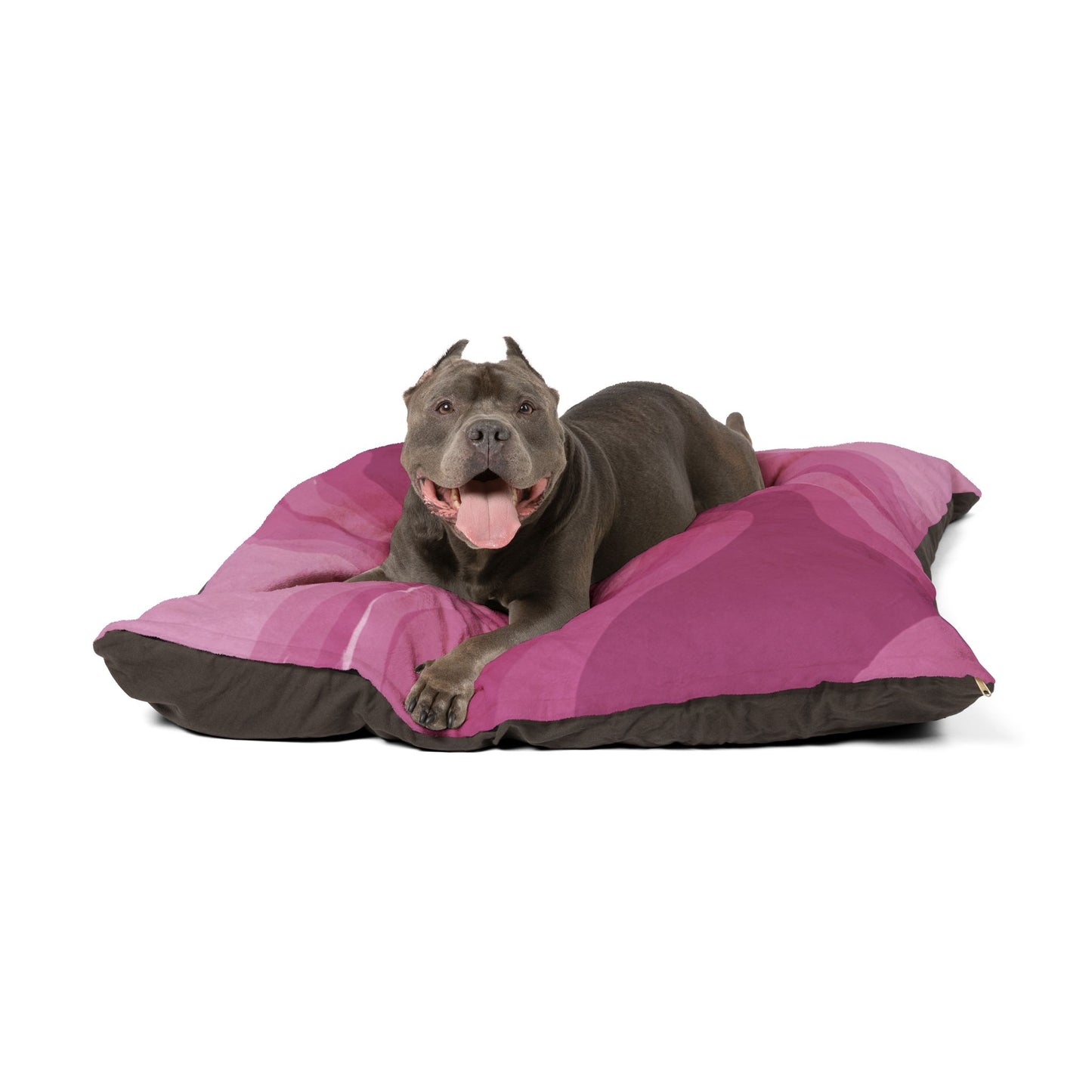 Pinky Mauve Wavey 50" × 40" Pet Bed