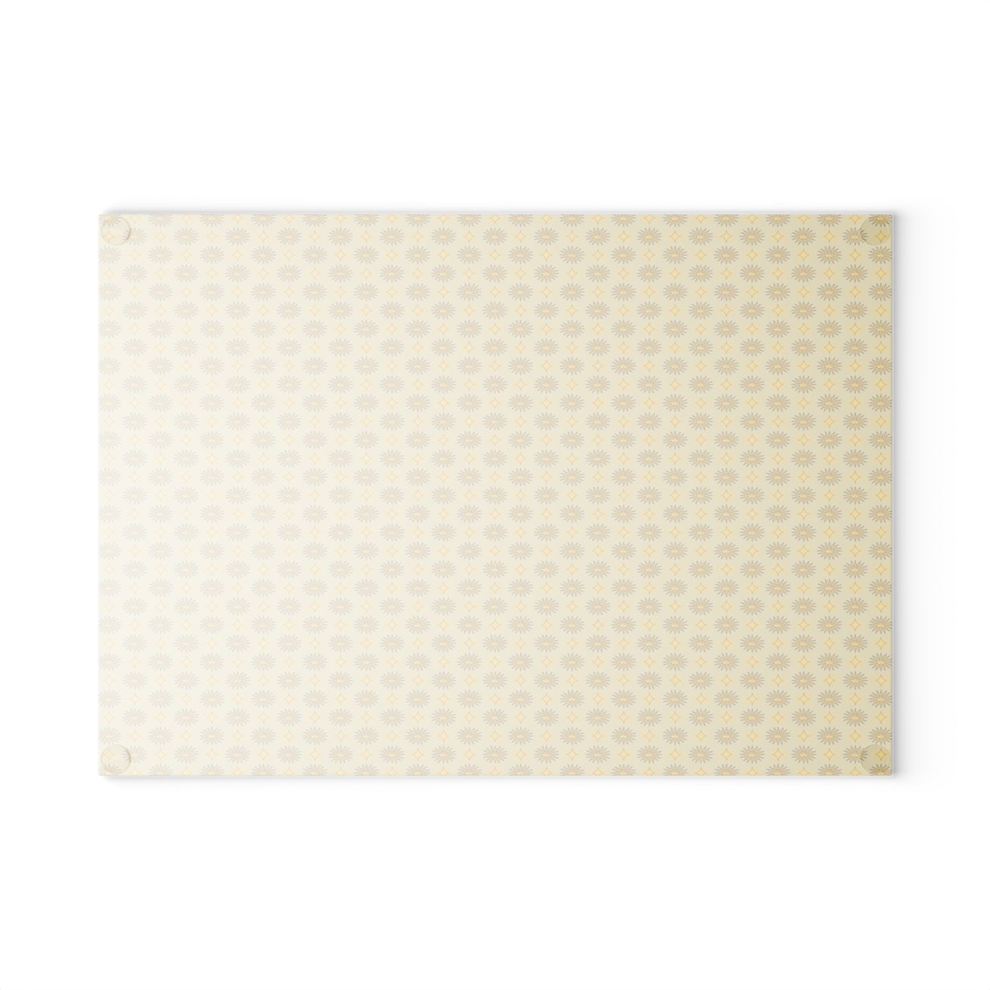 Lemongrass Star-crossed Bodies Glass Cutting Board, 8" x 11"
